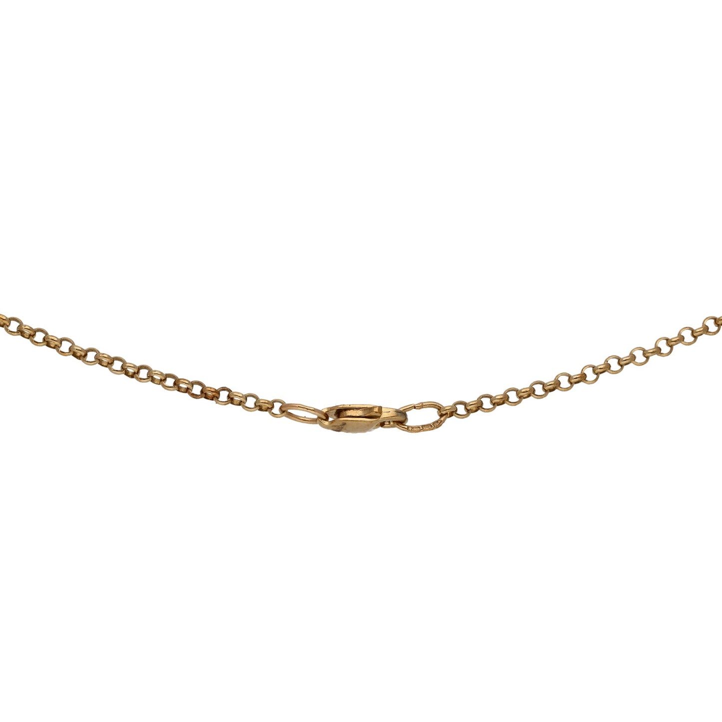 9ct Gold Belcher Chain 18"