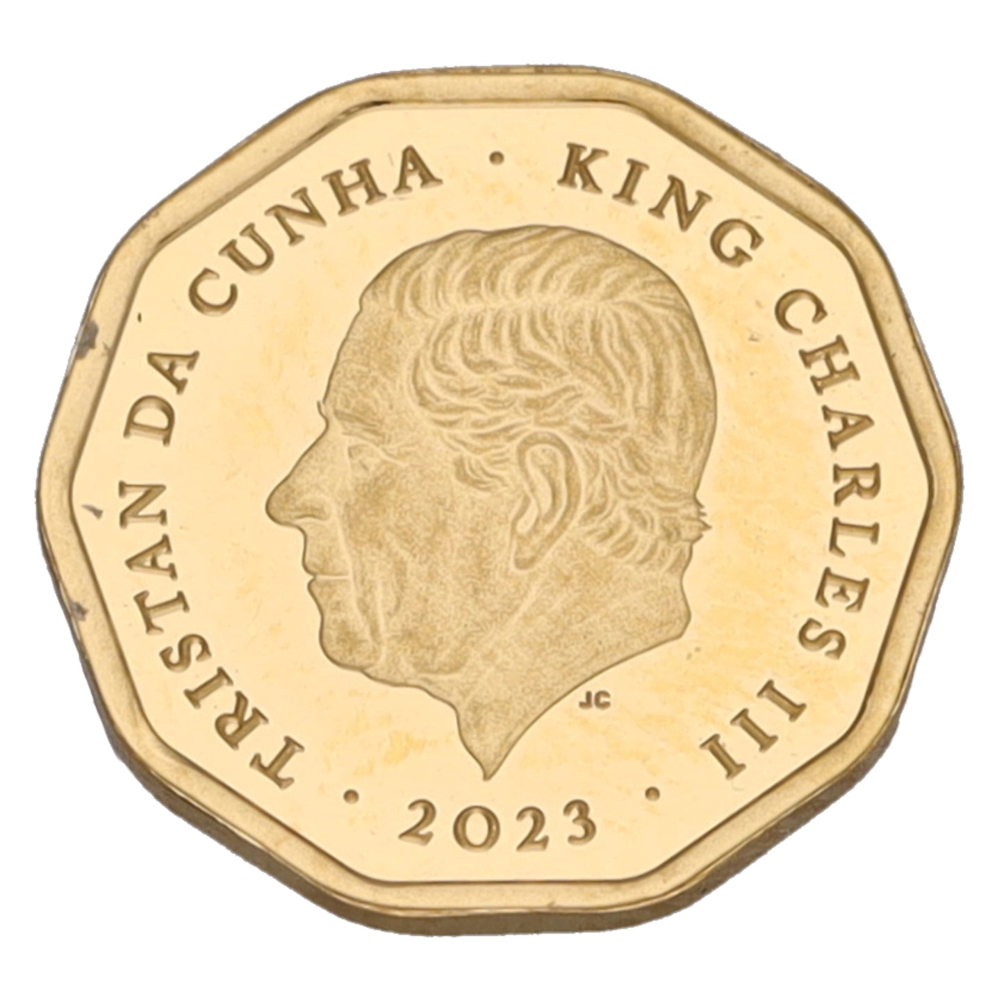 22ct Gold Georgius Victor Erit Eighth Sovereign Coin 2023