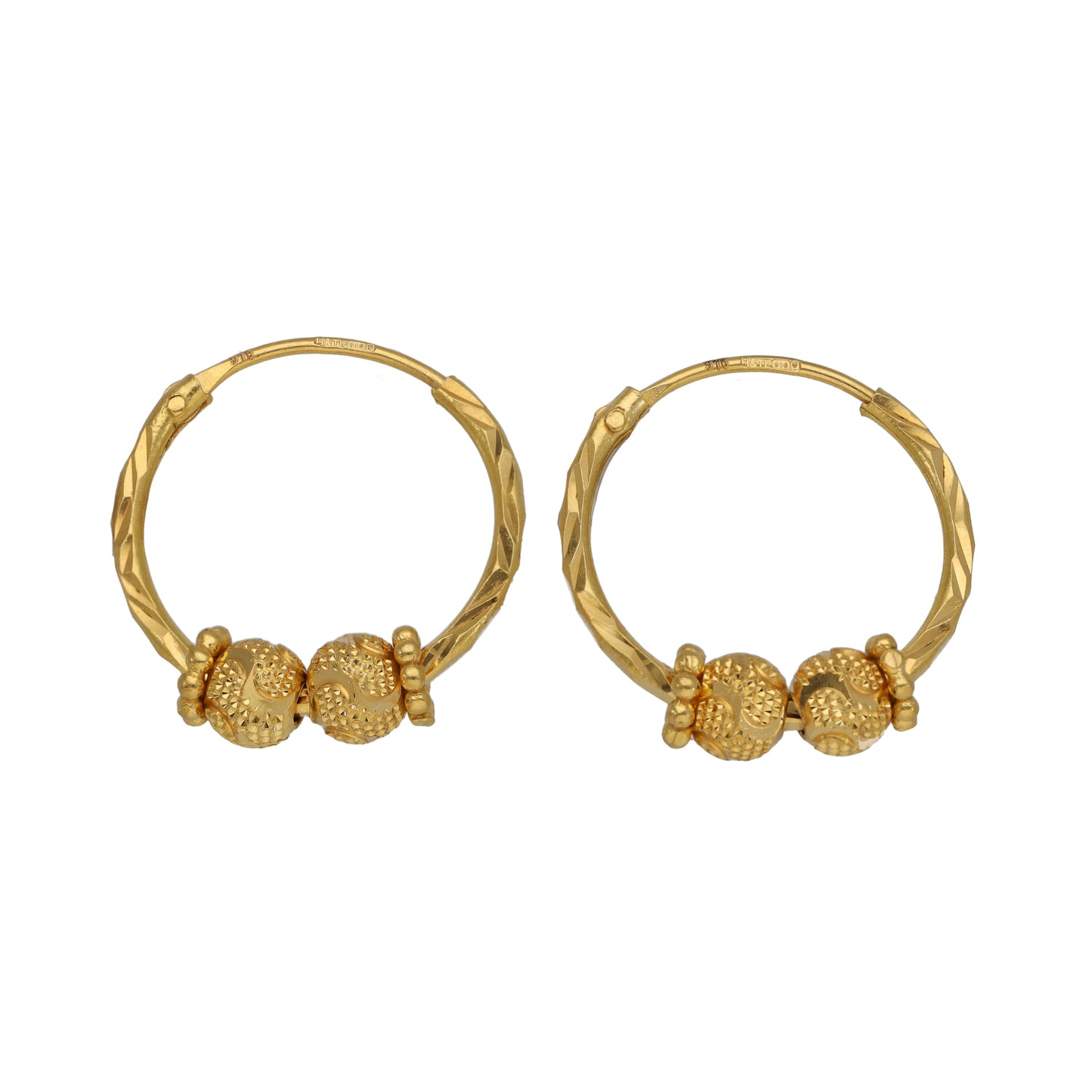 22ct Gold Hoop Earrings
