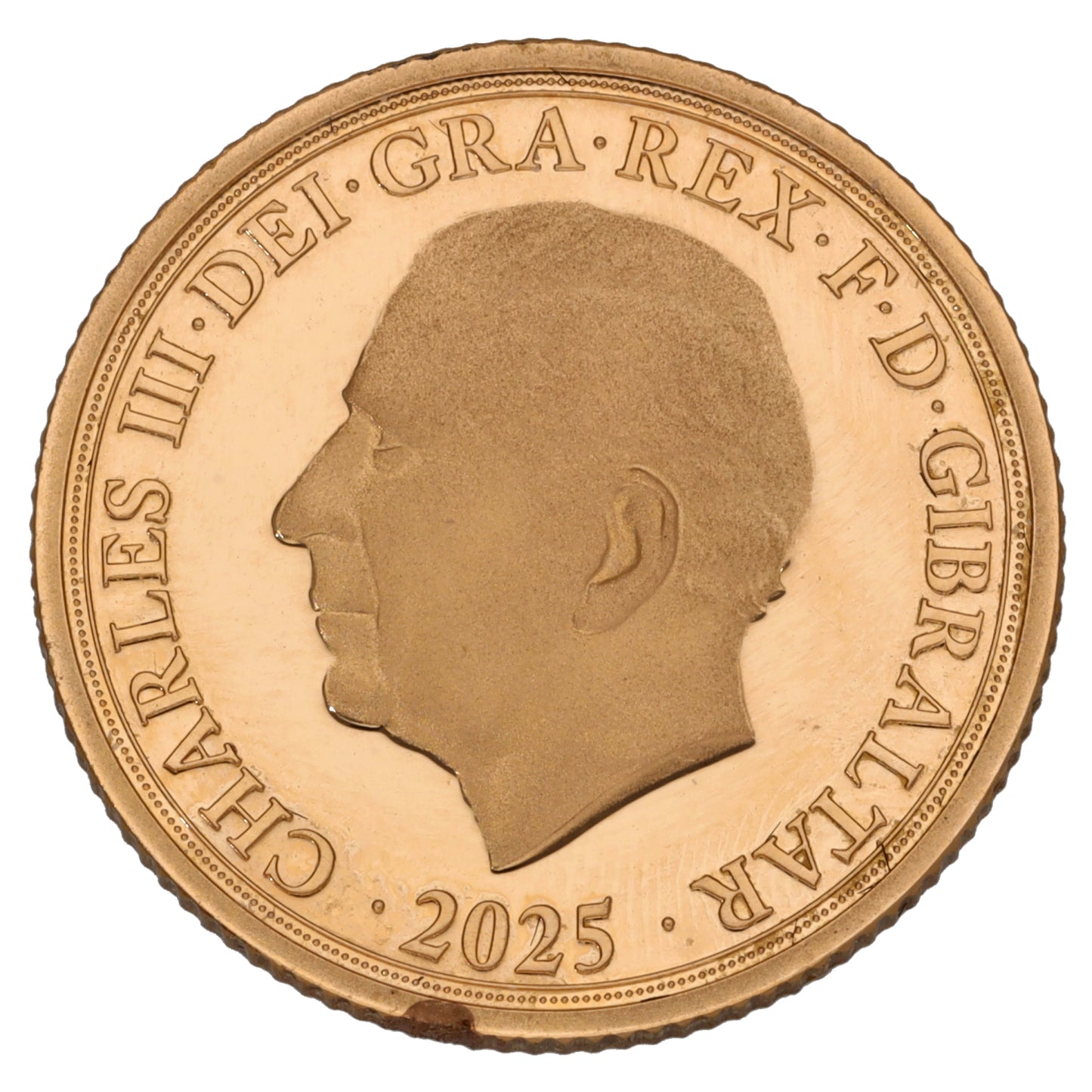 22ct Gold King Charles III Full Sovereign Coin 2025
