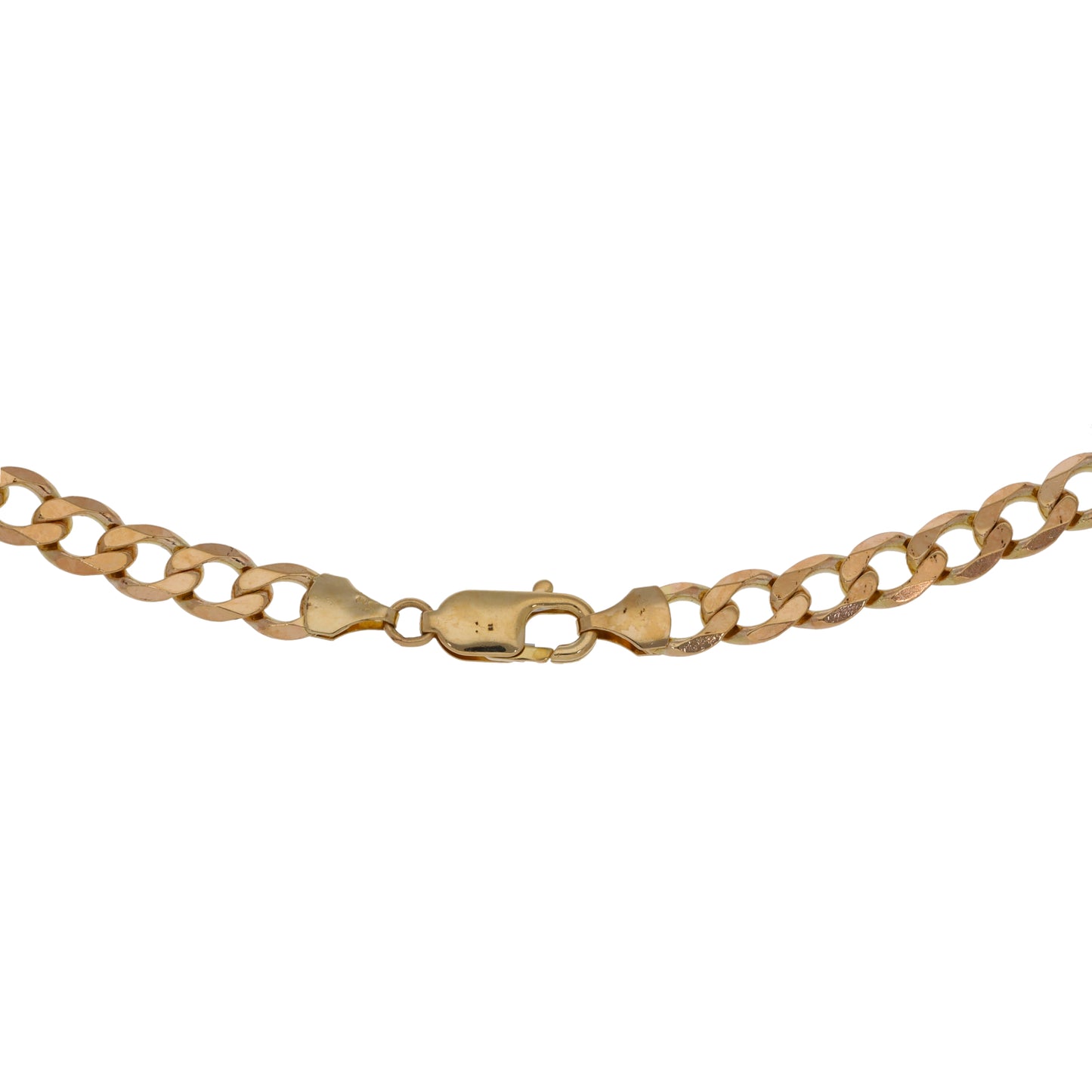 9ct Gold Curb Chain 18"