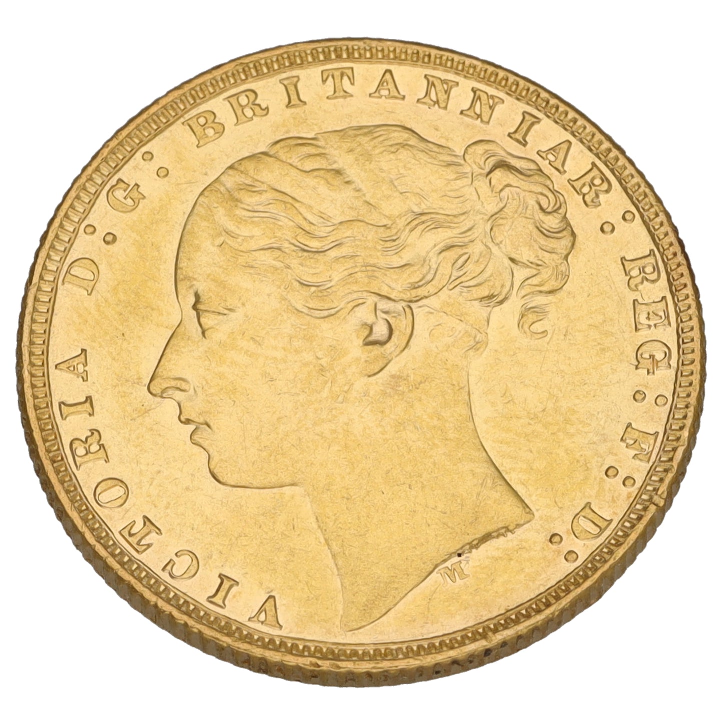 22ct Gold Queen Victoria Full Sovereign Coin 1874
