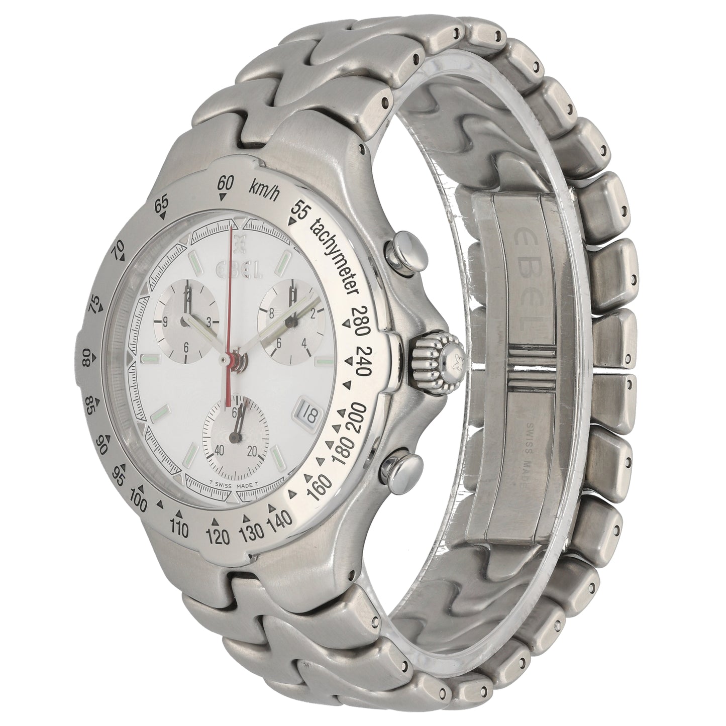 Ebel Sportwave 9251641 40mm Stainless Steel Watch