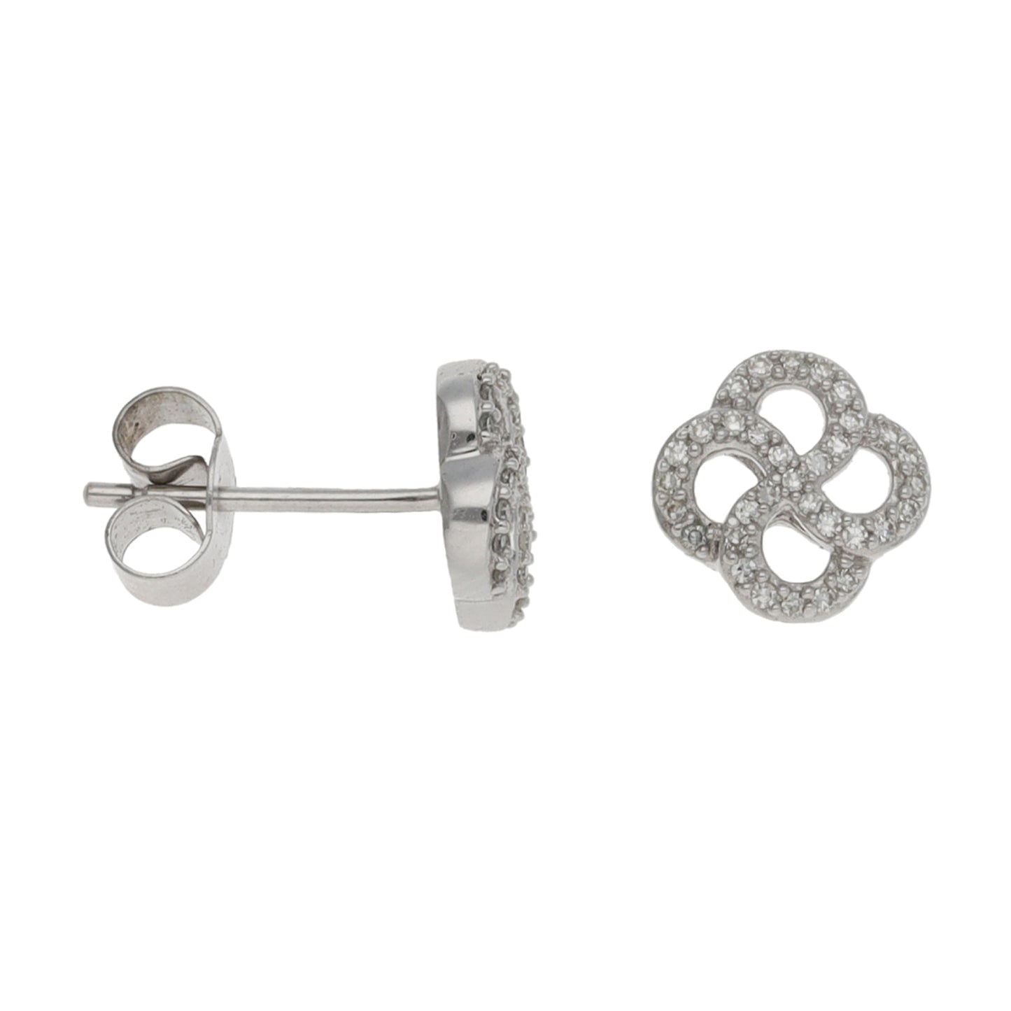 9ct White Gold 0.31ct Diamond Dress/Cocktail Earrings