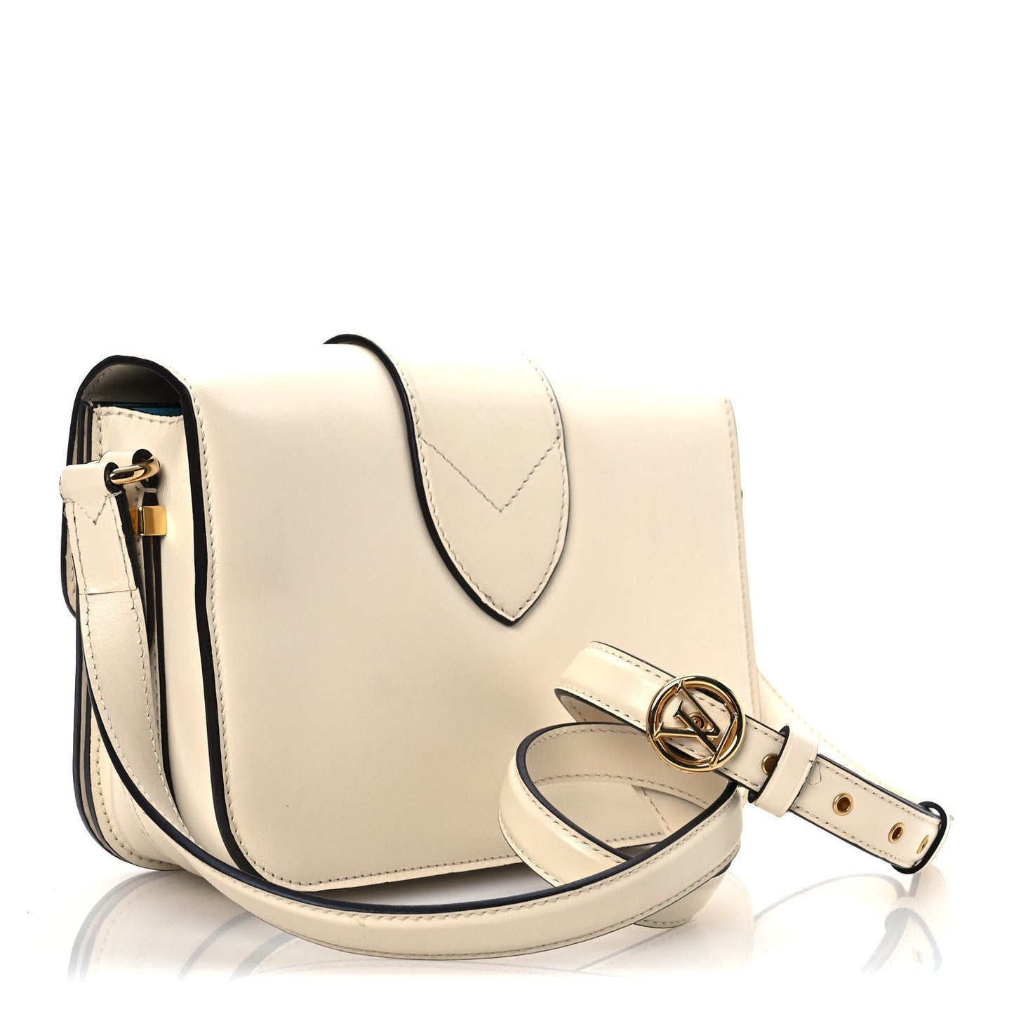 Louis Vuitton Pont 9 Smooth Calfskin Leather Bag - Cream