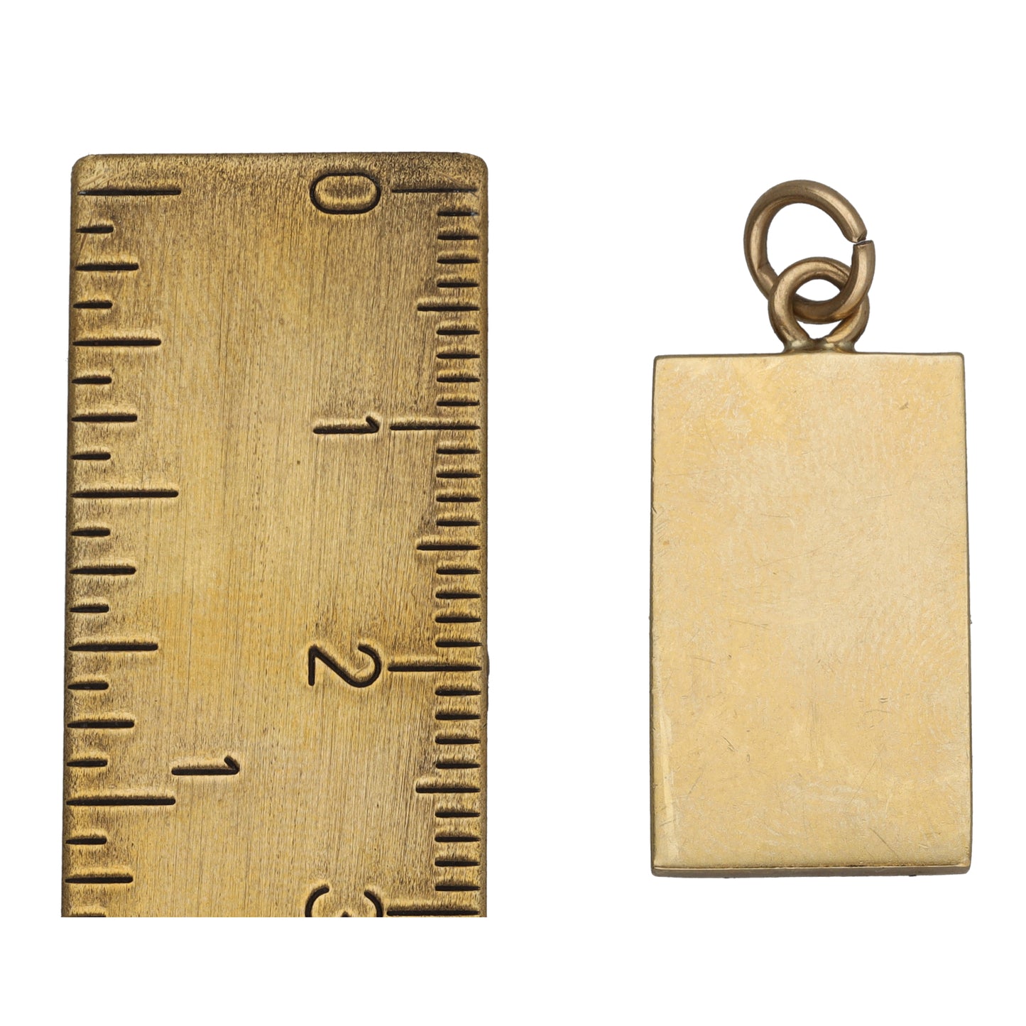 9ct Gold Ingot Pendant