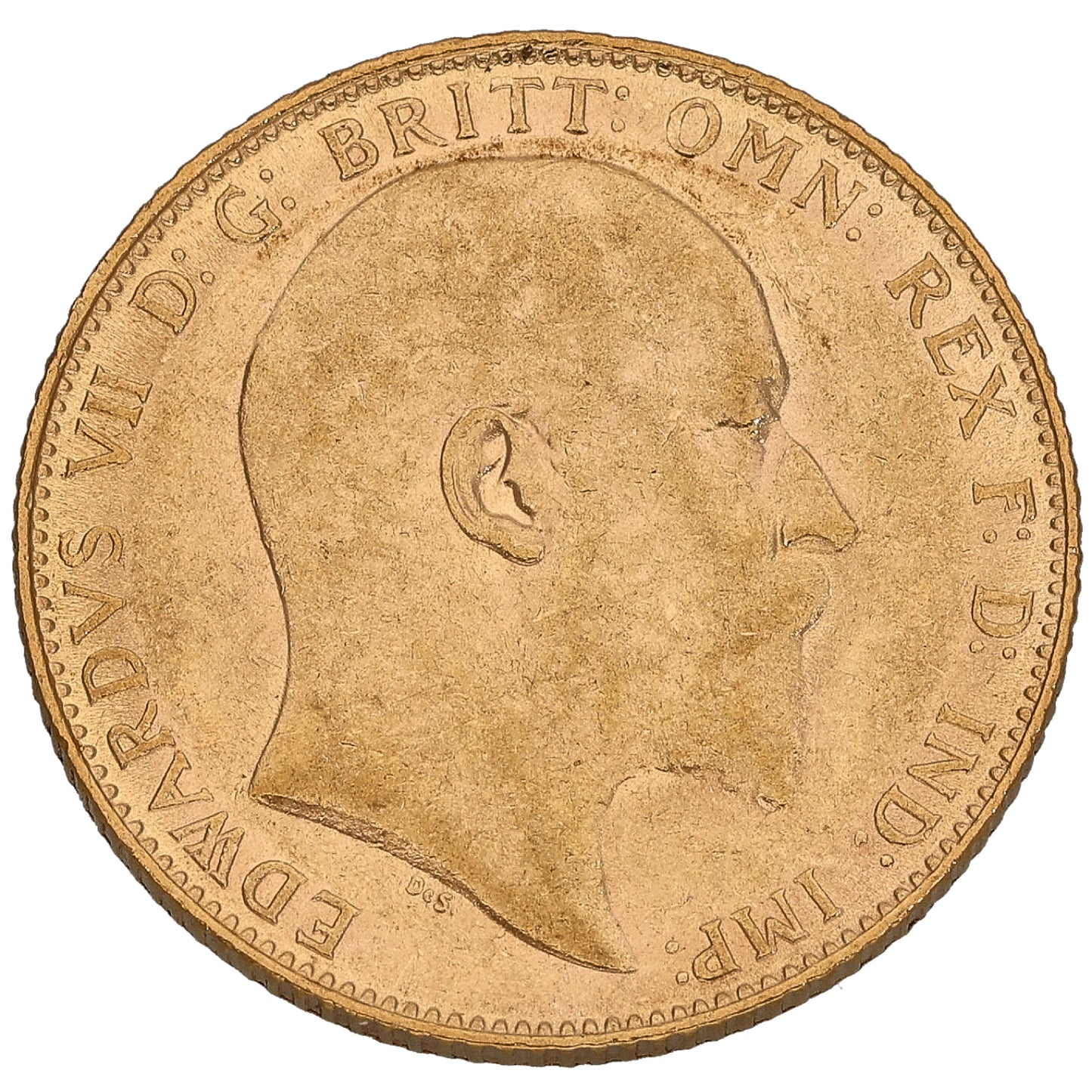 22ct Gold King Edward VII Full Sovereign Coin 1908