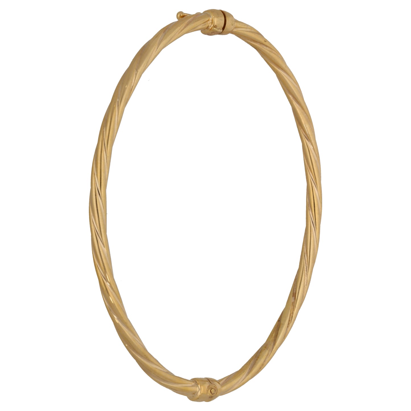 9ct Gold Hinged/Clasp Bangle
