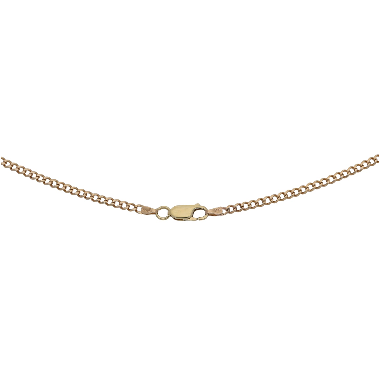 9ct Gold Curb Chain 16"