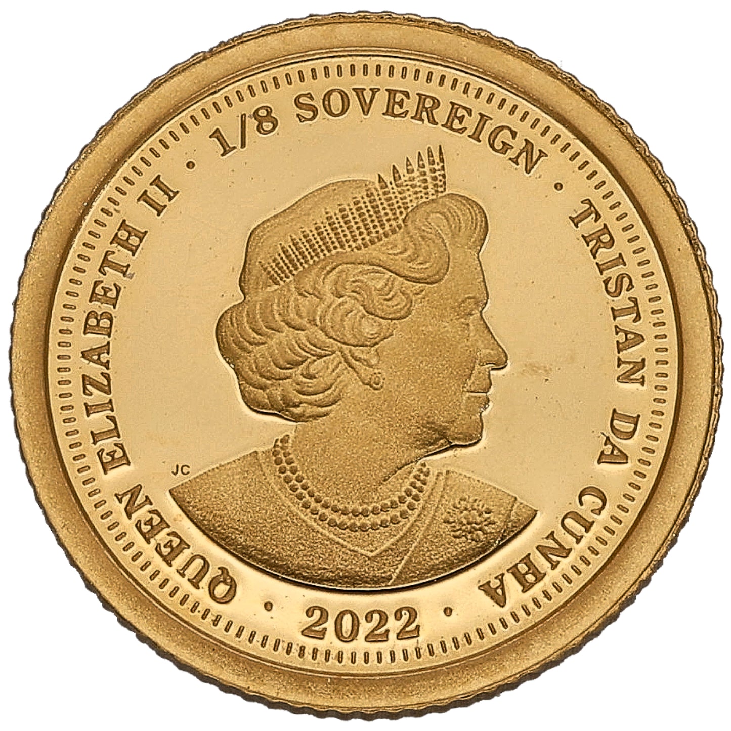 22ct Gold Service & Devotion Eighth Sovereign Coin 2022