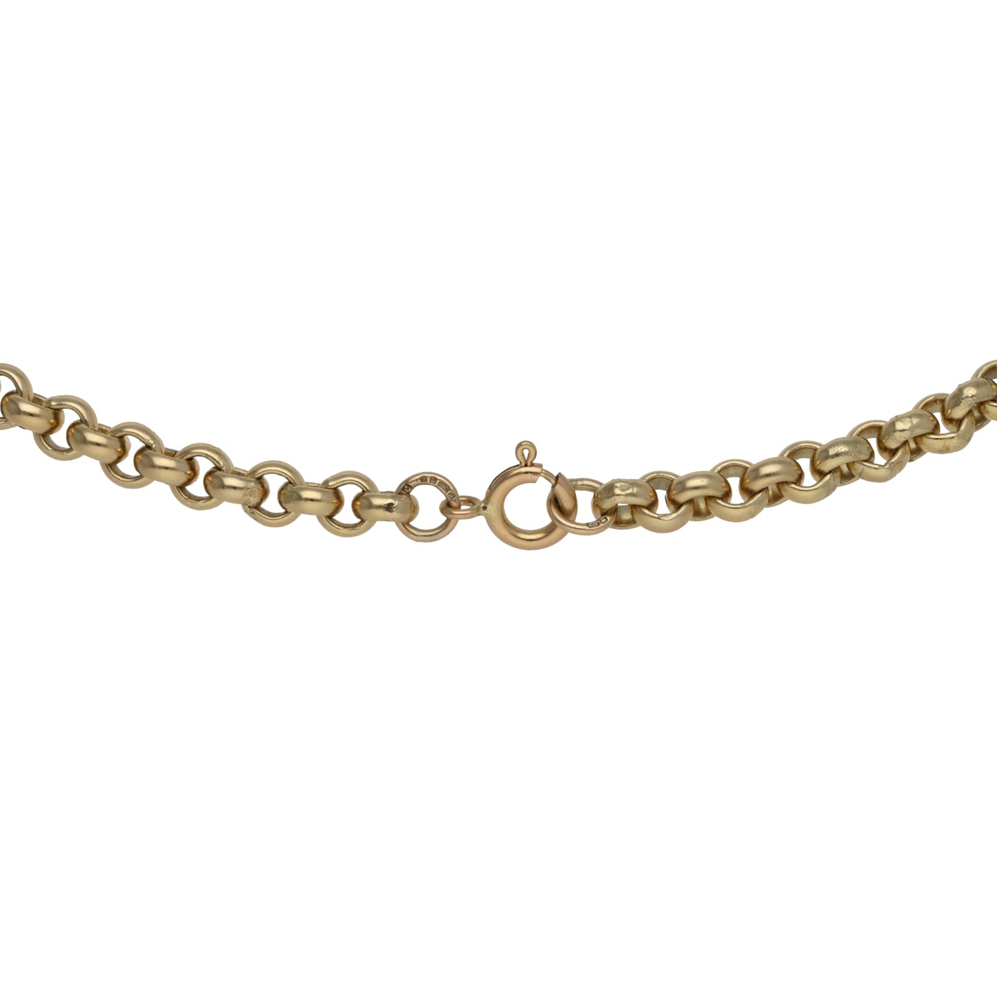 9ct Gold Belcher Chain 18"