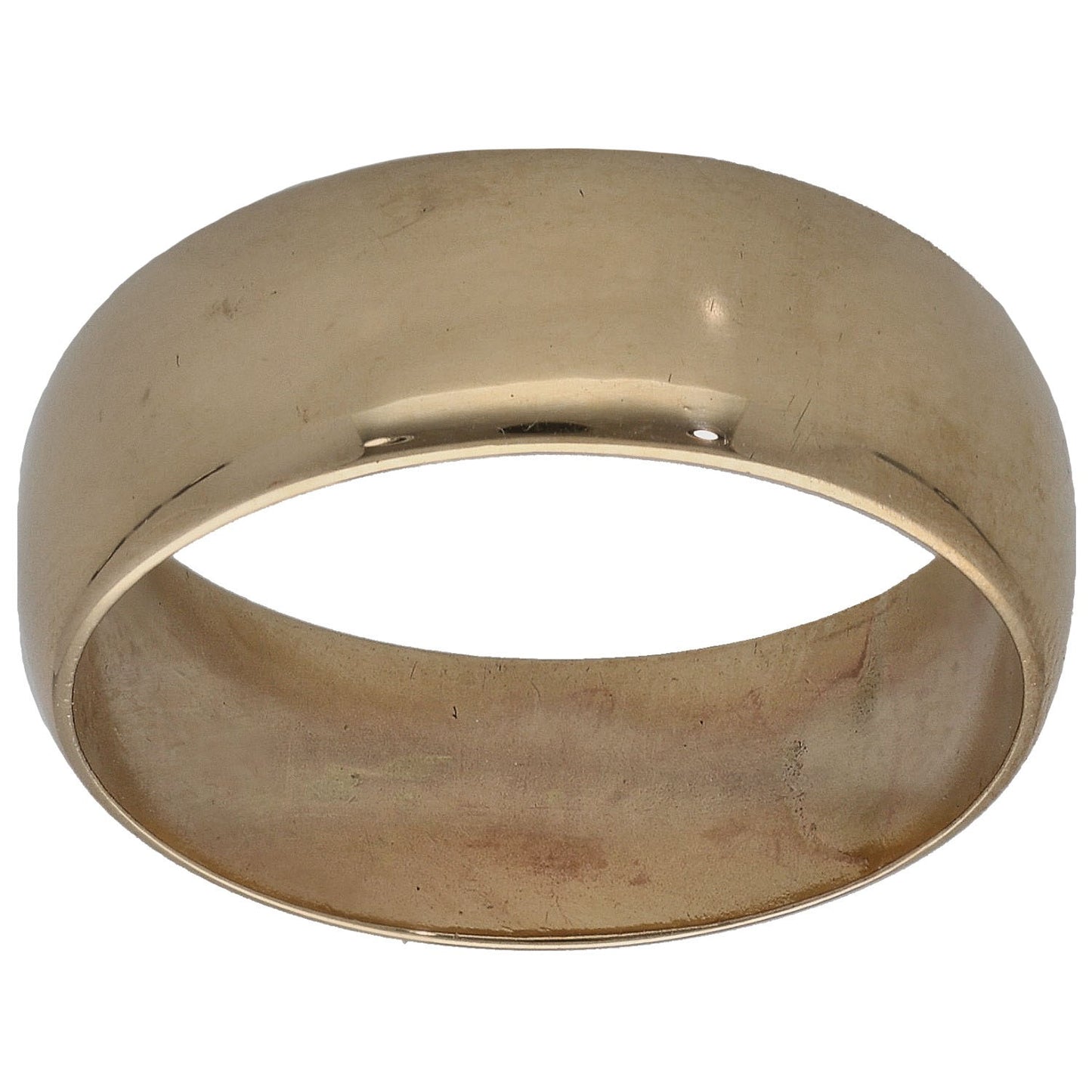 9ct Gold Plain Wedding Ring Size R