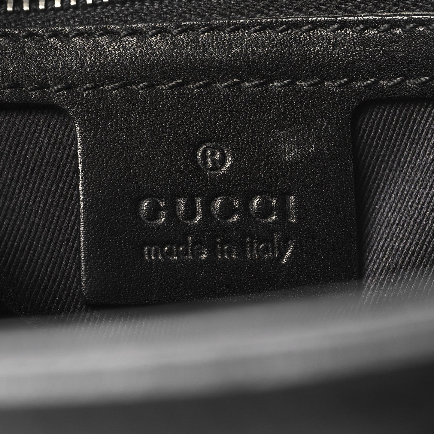 Gucci Monogram GG Canvas Tote Bag - Black