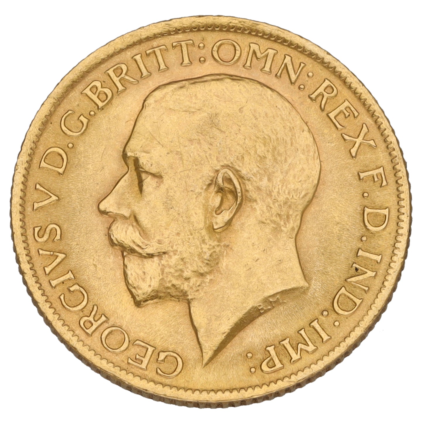 22ct Gold King George V Full Sovereign Coin 1915