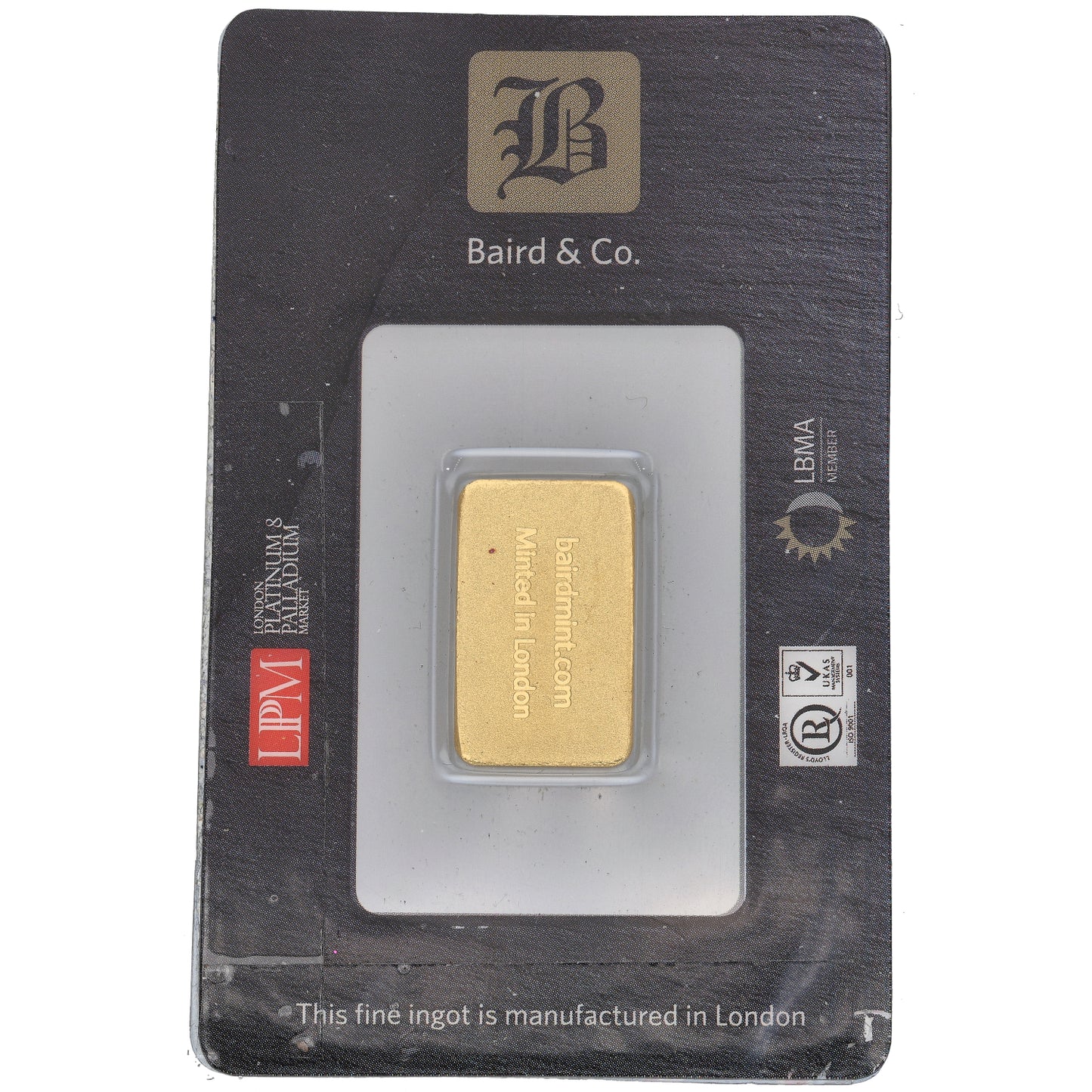 24ct 2.5g Gold Bar