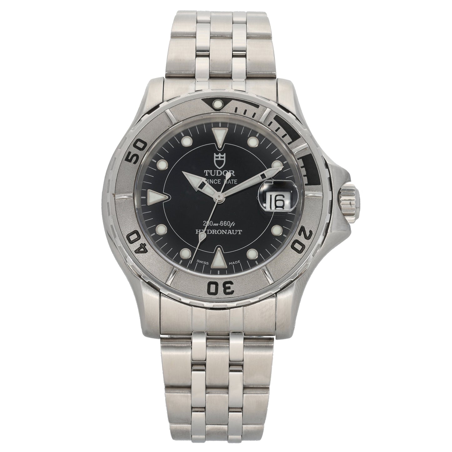 Tudor Hydronaut 89190 40.5mm Stainless Steel Watch