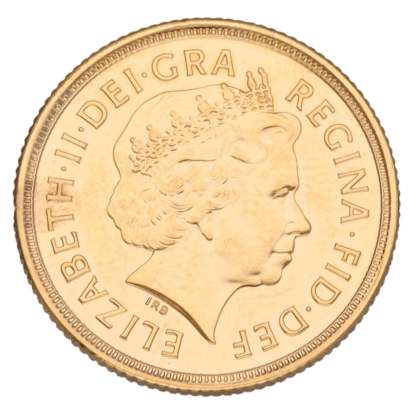 22ct Gold Queen Elizabeth II Full Sovereign Coin 2004