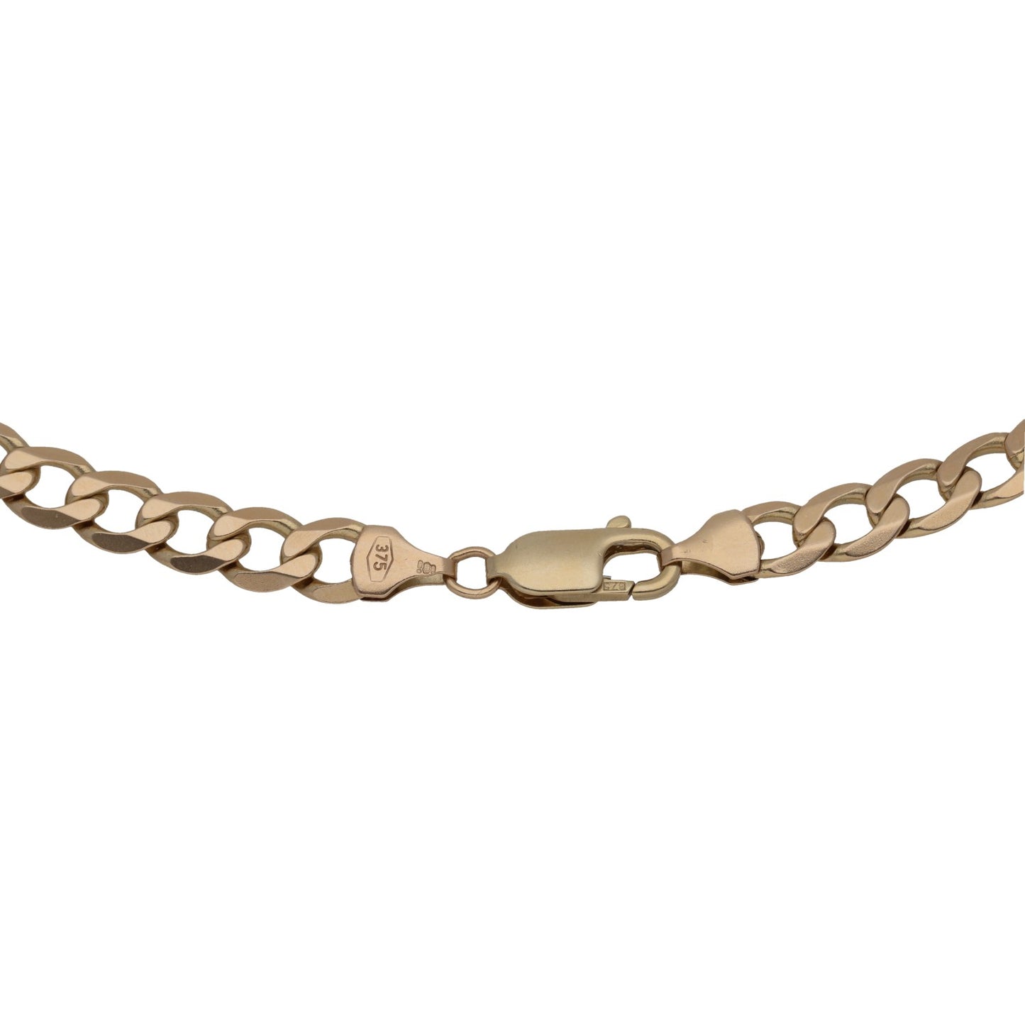 9ct Gold Curb Chain 20"