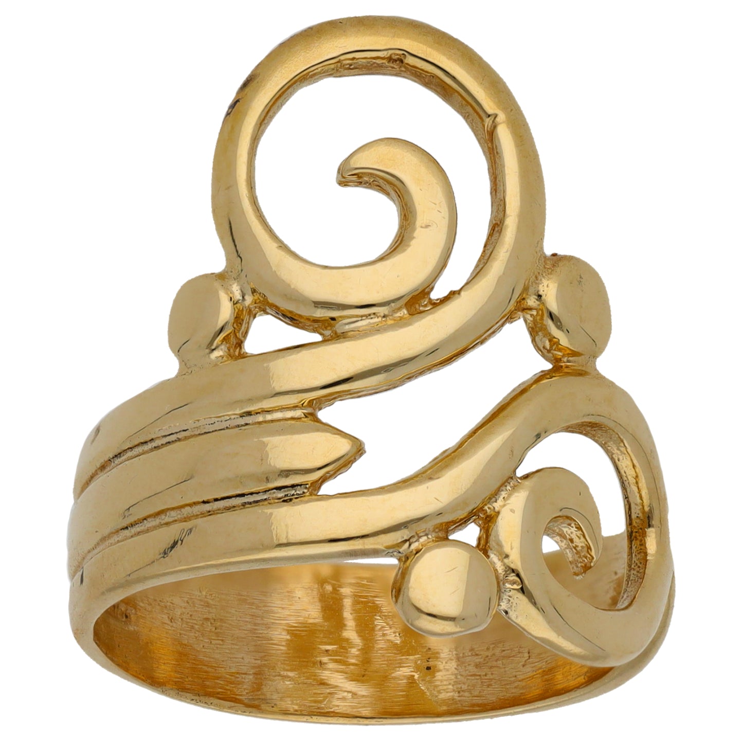9ct Gold Dress/Cocktail Ring Size R