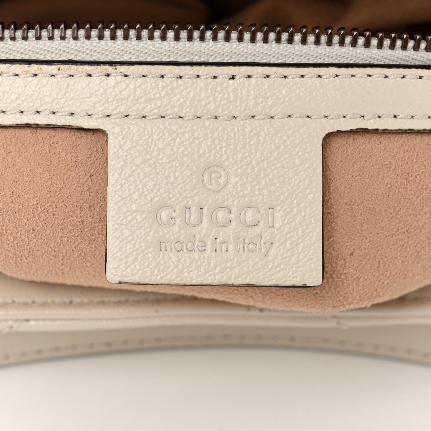 Gucci GG Marmont Tote Calfskin Matelasse Leather Bag - White