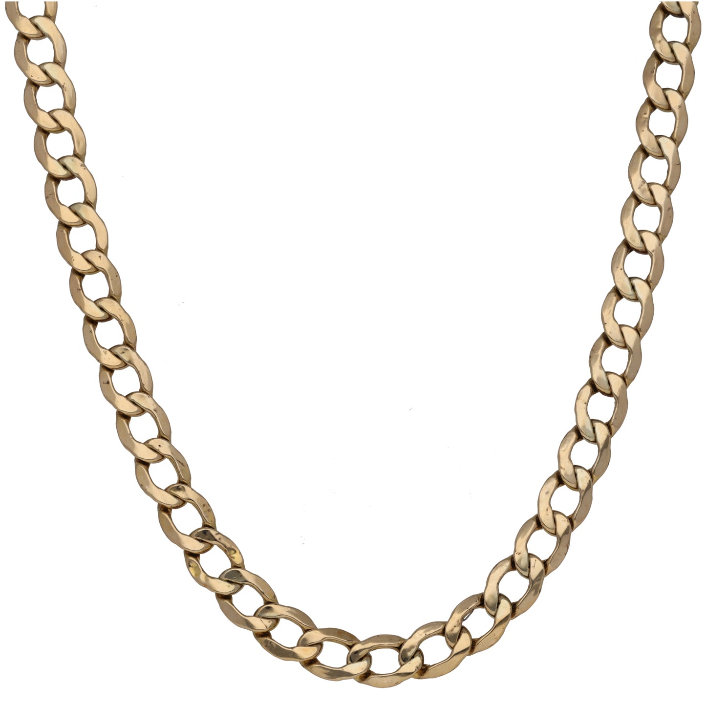 9ct Gold Curb Chain 24"