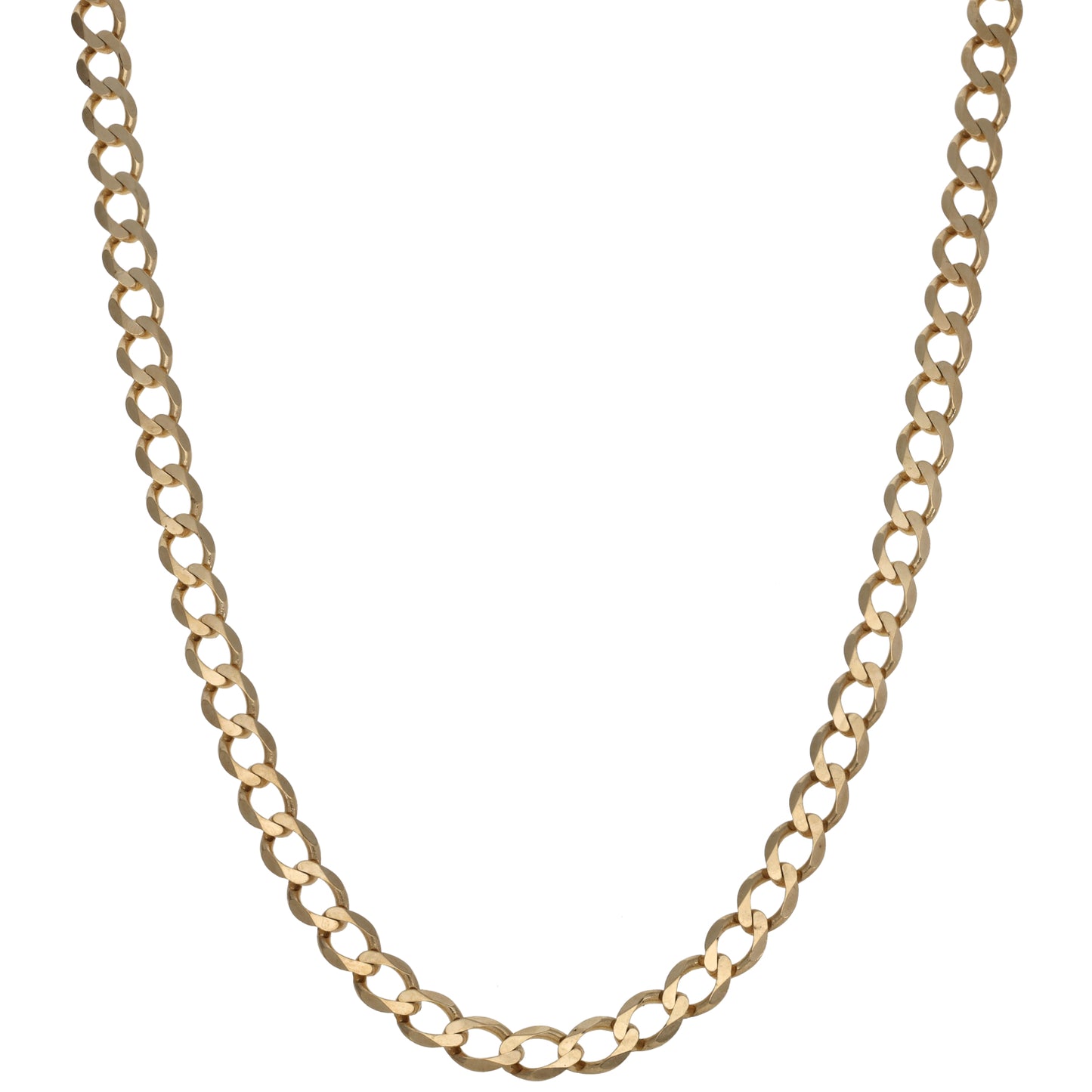 9ct Gold Curb Chain 20"