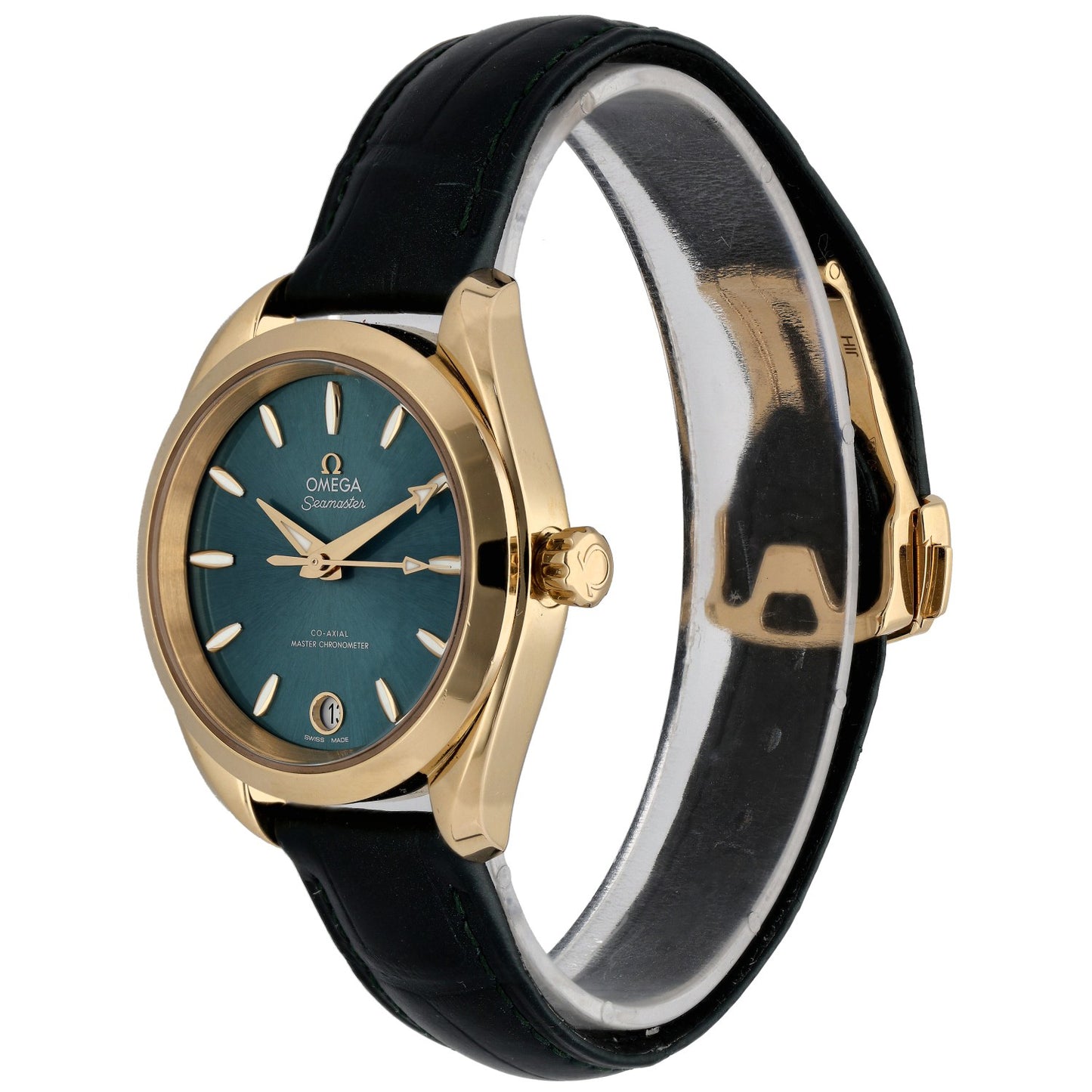 Omega Seamaster Aqua Terra Shades 220.53.34.20.10.001 34mm Gold Watch