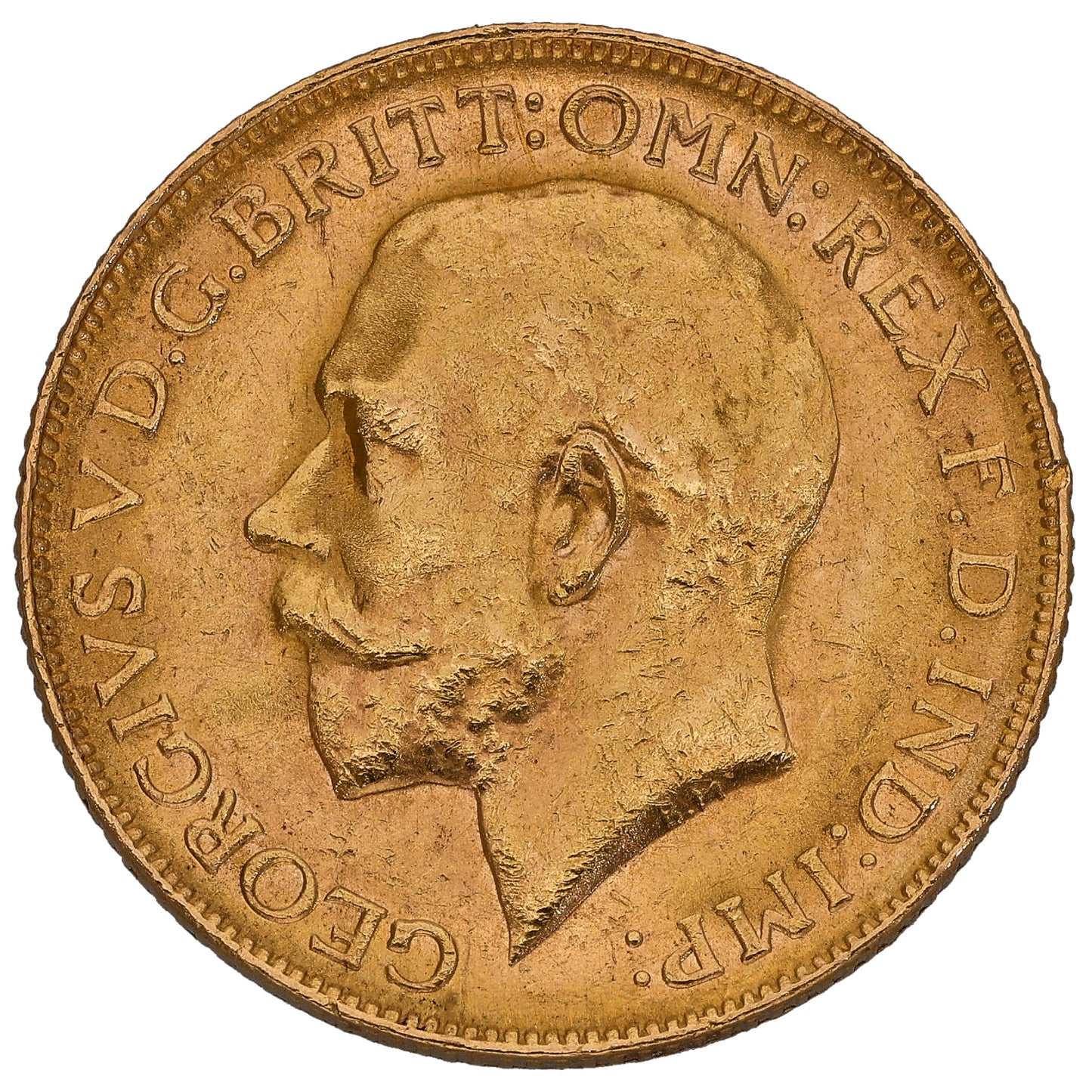 22ct Gold King George V Full Sovereign Coin 1922