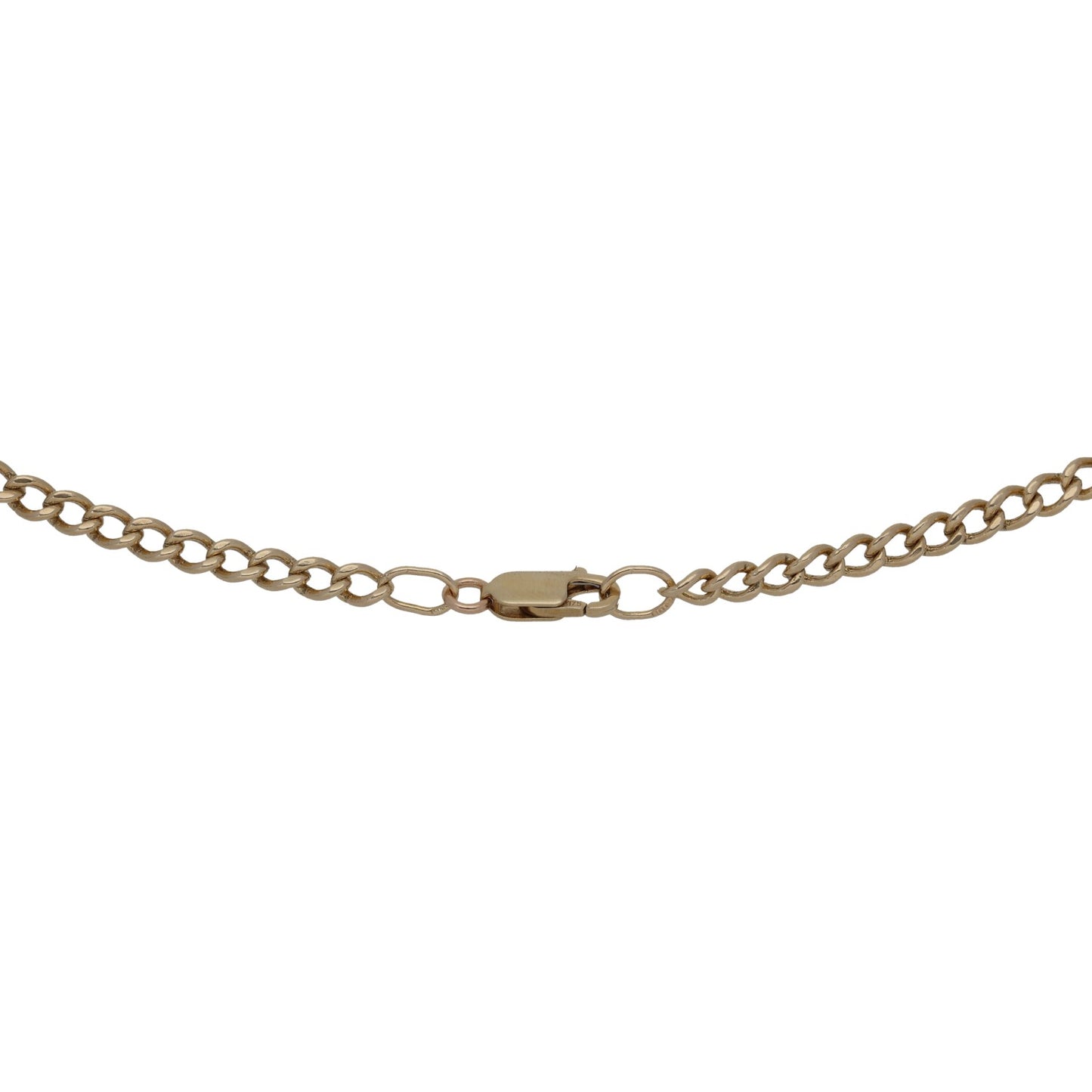 9ct Gold Curb Chain 26"