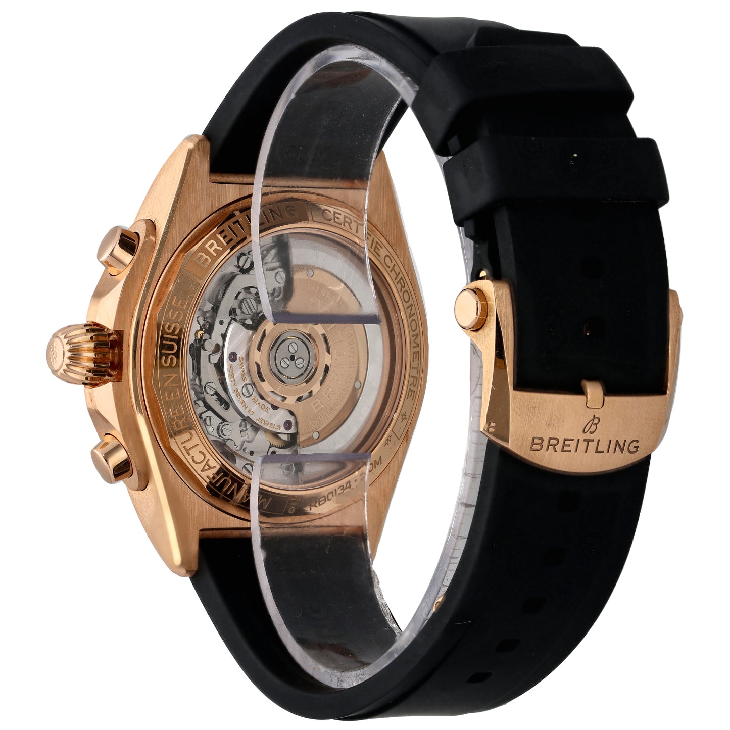 Breitling Chronomat B01 42 RB0134 42mm Rose Gold Watch