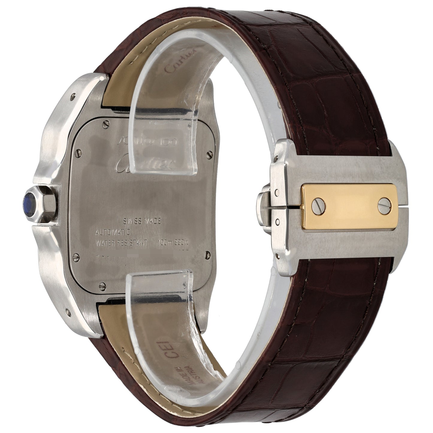 Cartier Santos 100 W20072X7 38mm Stainless Steel Watch