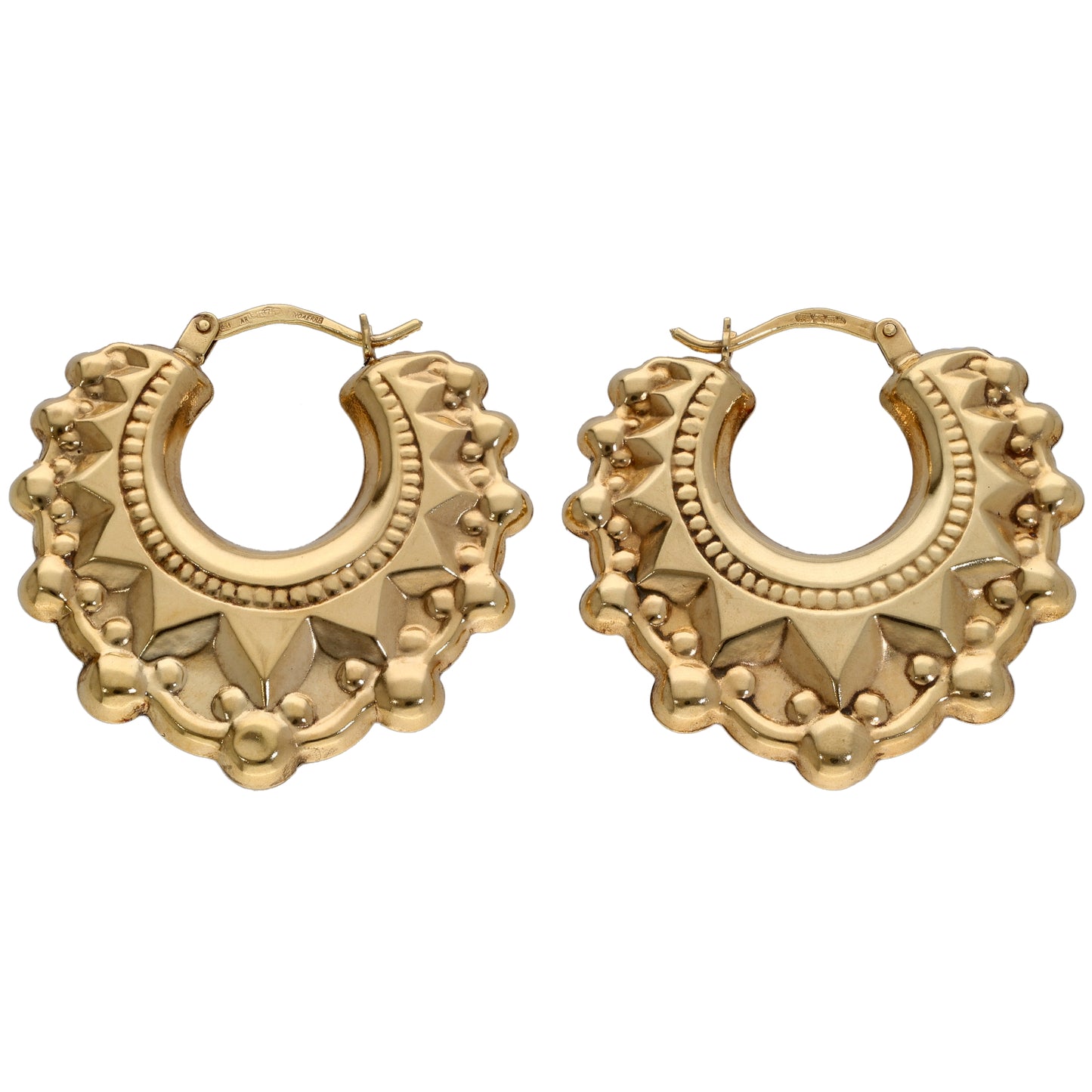 9ct Gold Creole Earrings