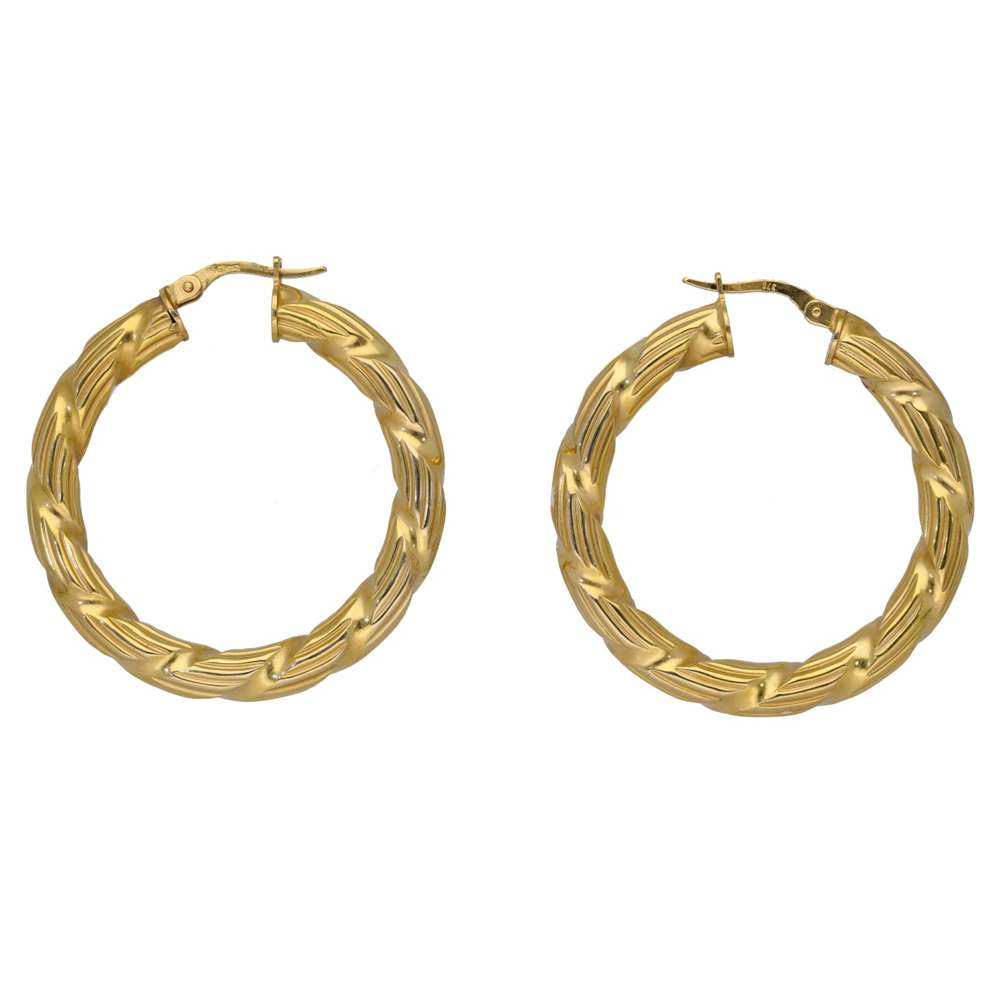 9ct Gold Hoop Earrings