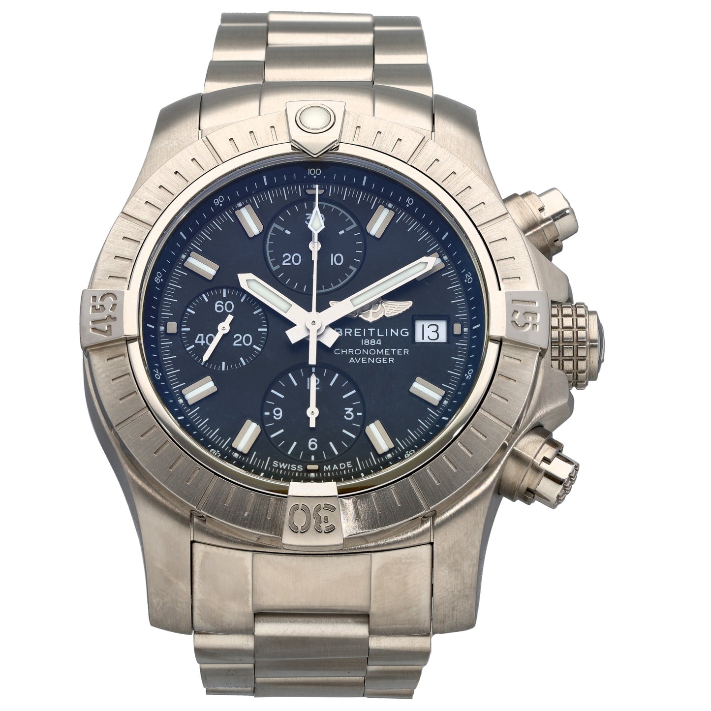 Breitling Chrono Avenger A13385 43mm Stainless Steel Watch