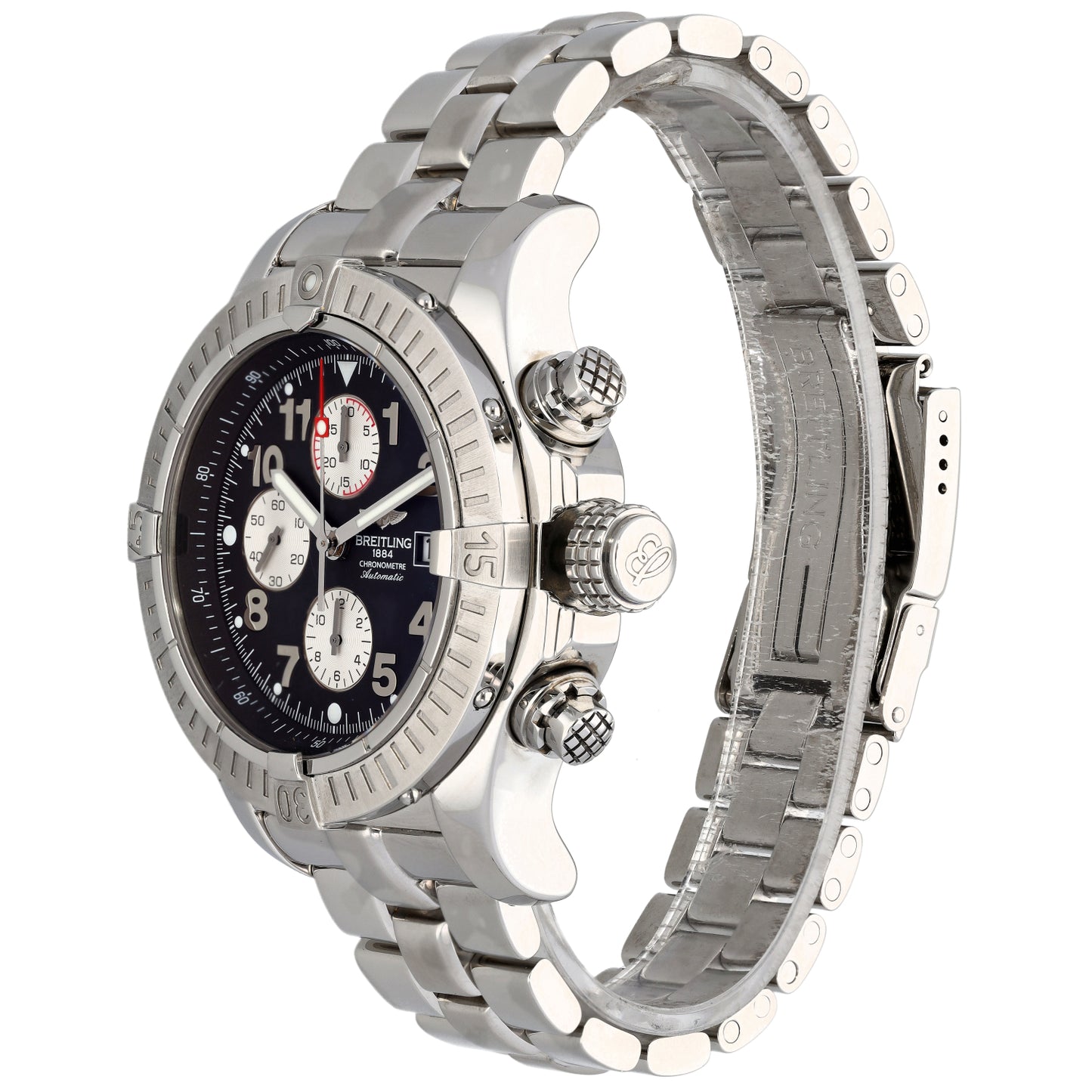 Breitling Super Avenger A13370 48mm Stainless Steel Watch