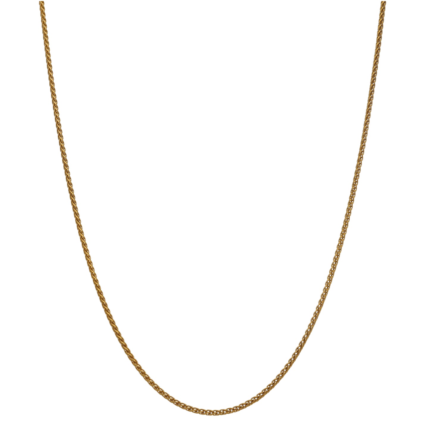 22ct Gold Curb Chain 18"