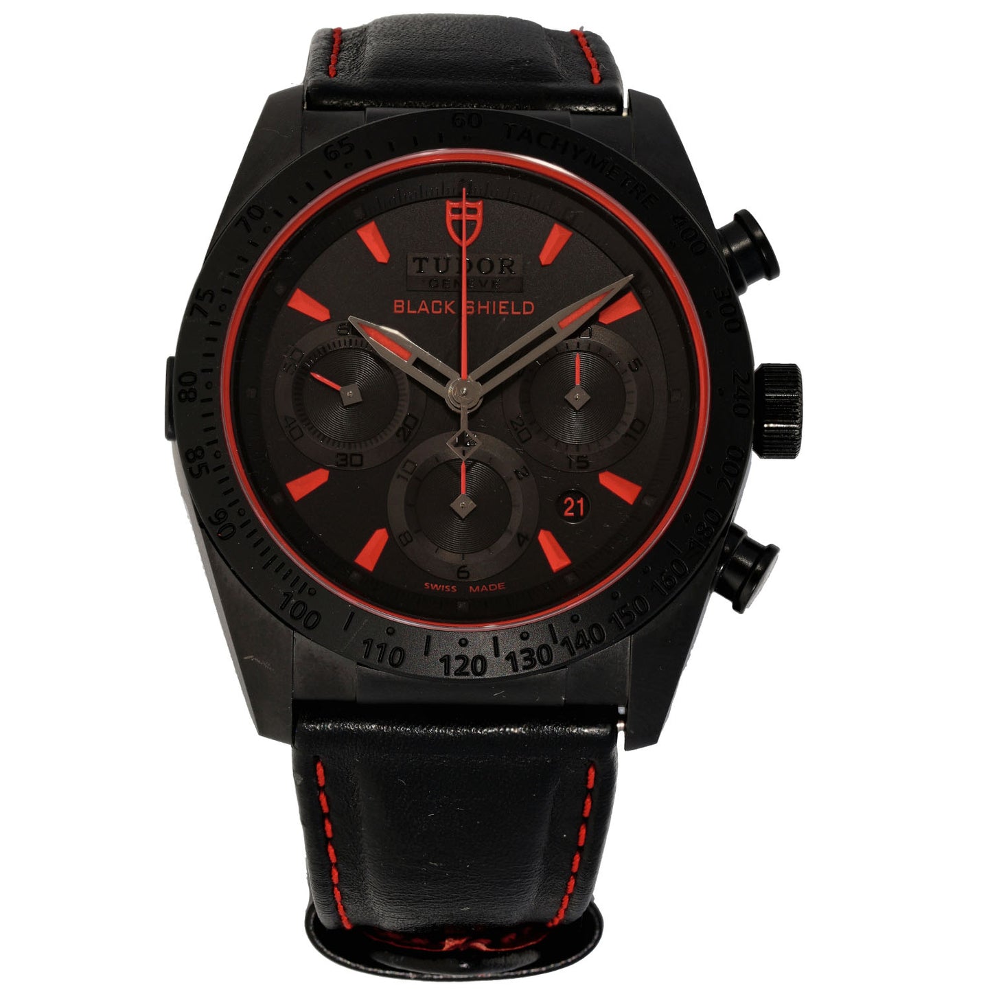 Tudor Fastrider Black Shield 42000C 42mm Ceramic Watch