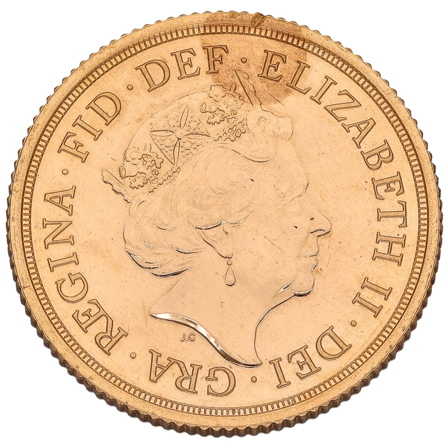 22ct Gold Queen Elizabeth II Full Sovereign Coin 2017