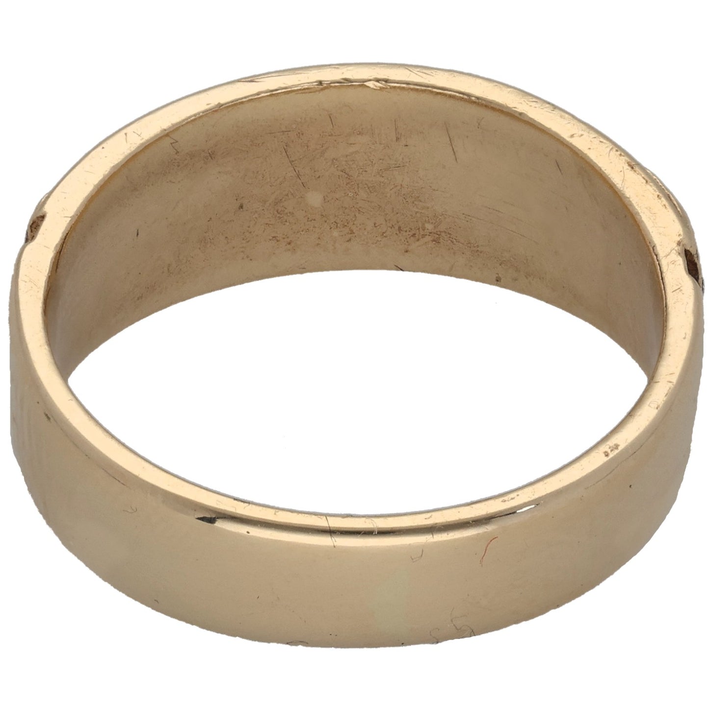 9ct Gold Mizpah Ring Size Q