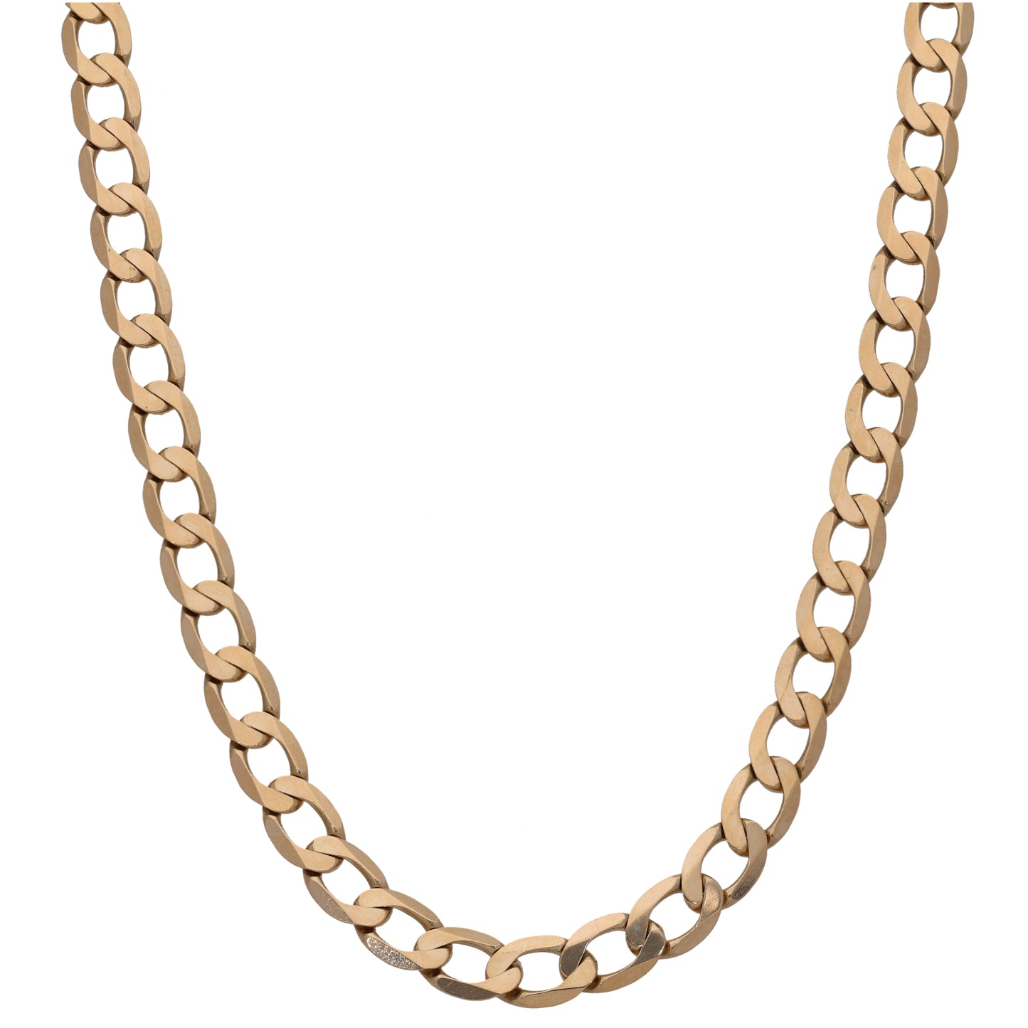 9ct Gold Curb Chain 20"