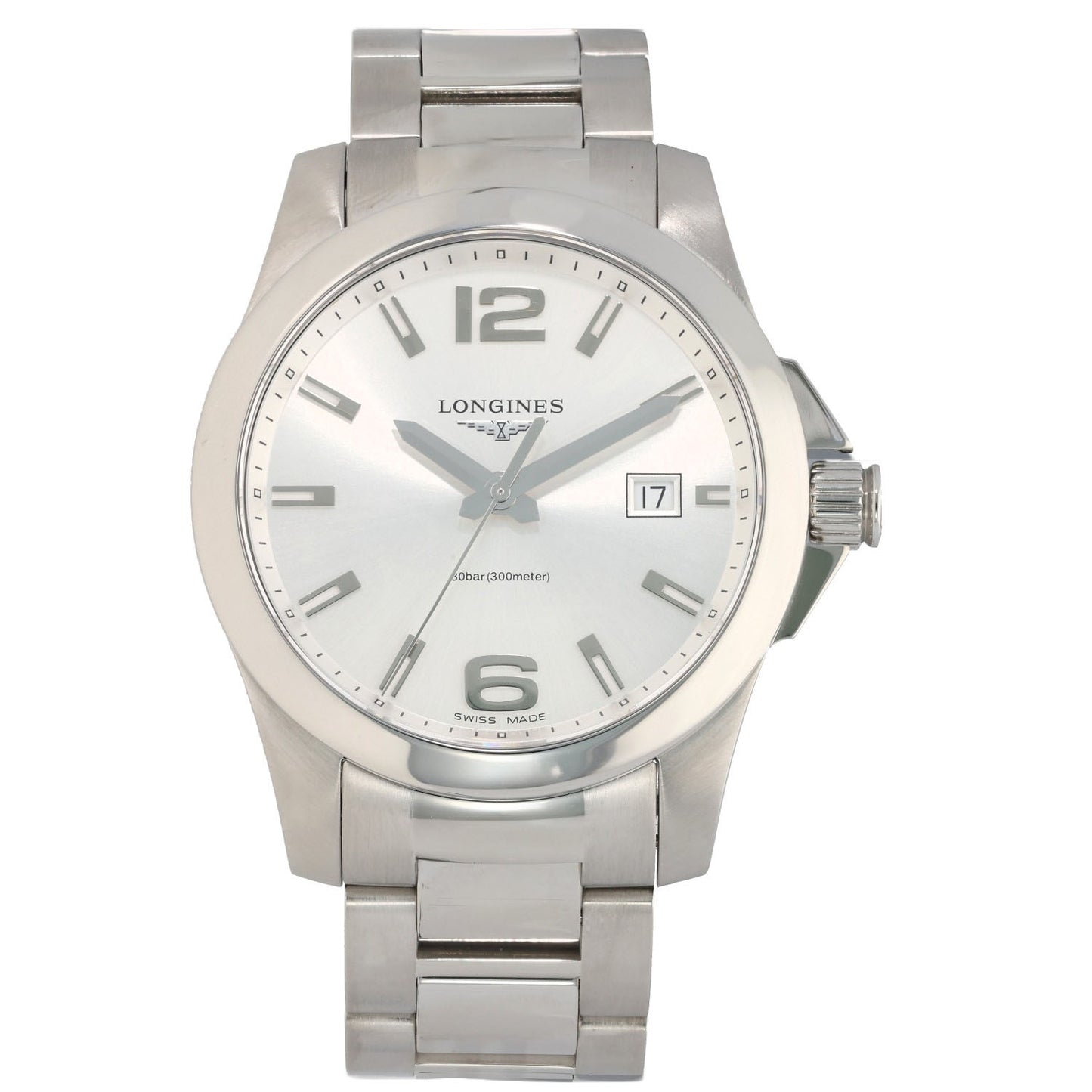 Longines Conquest L3.659.4 41mm Stainless Steel Watch