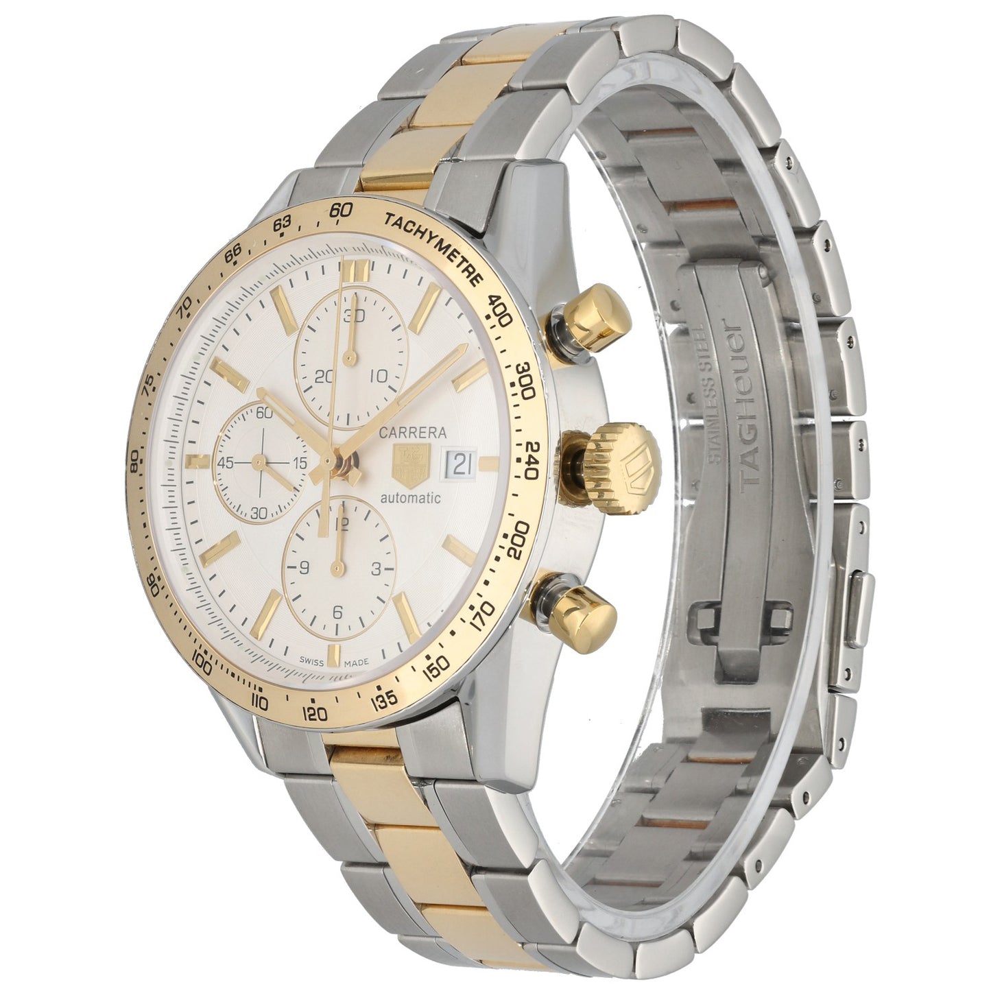 Tag Heuer Carrera CV2050-2 41mm Bi-Colour Watch