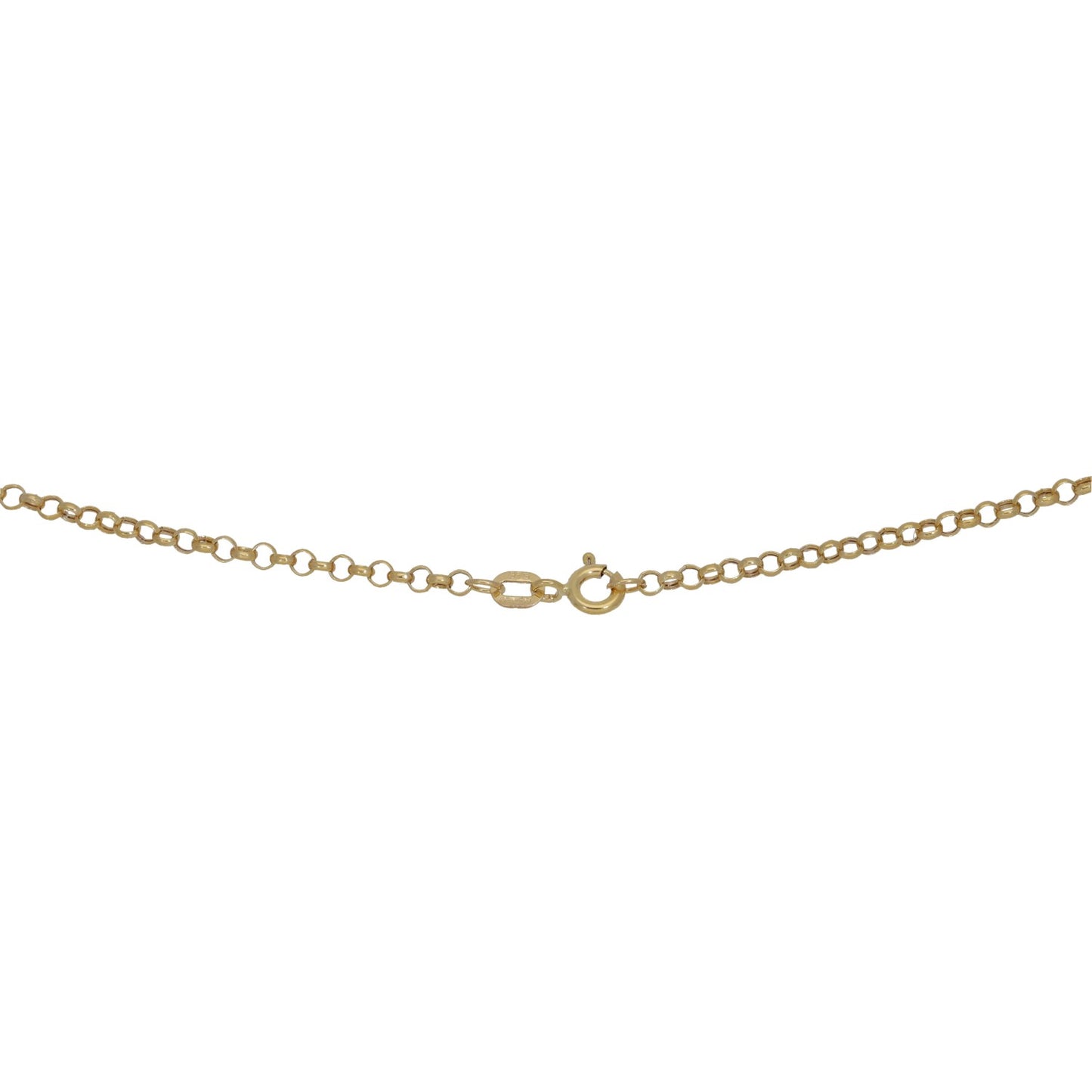9ct Gold Belcher Chain 18"