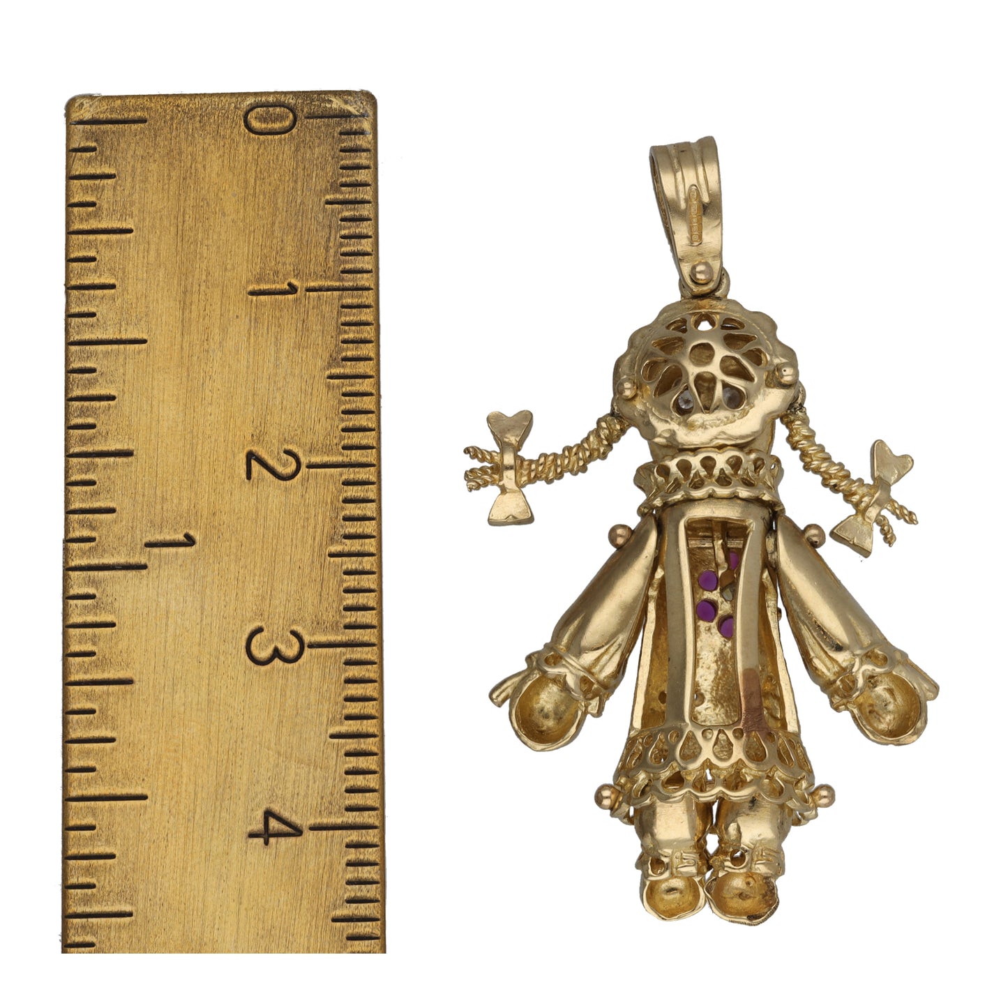 9ct Gold Imitation Dolly Pendant