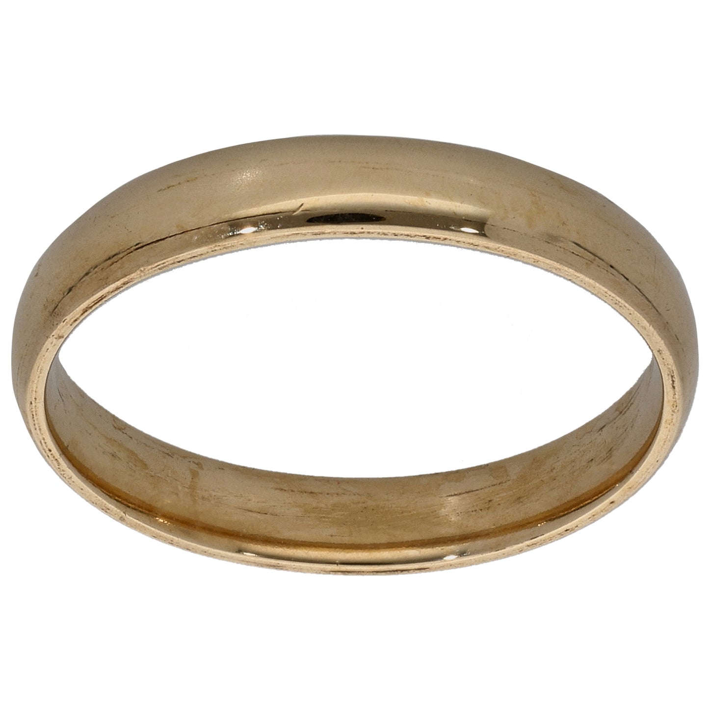 9ct Gold Plain Wedding Ring Size N
