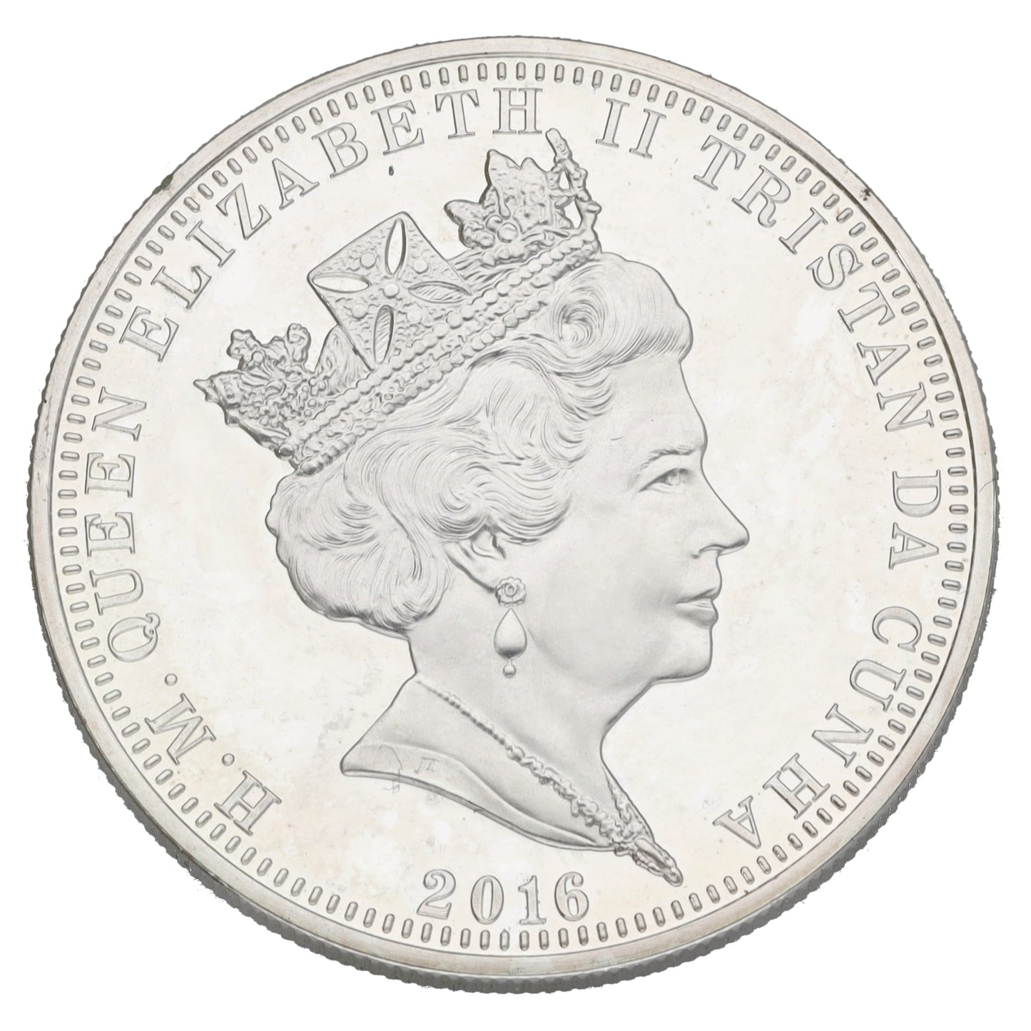 Sterling Silver Lest We Forget Five Pounds Coin 2016