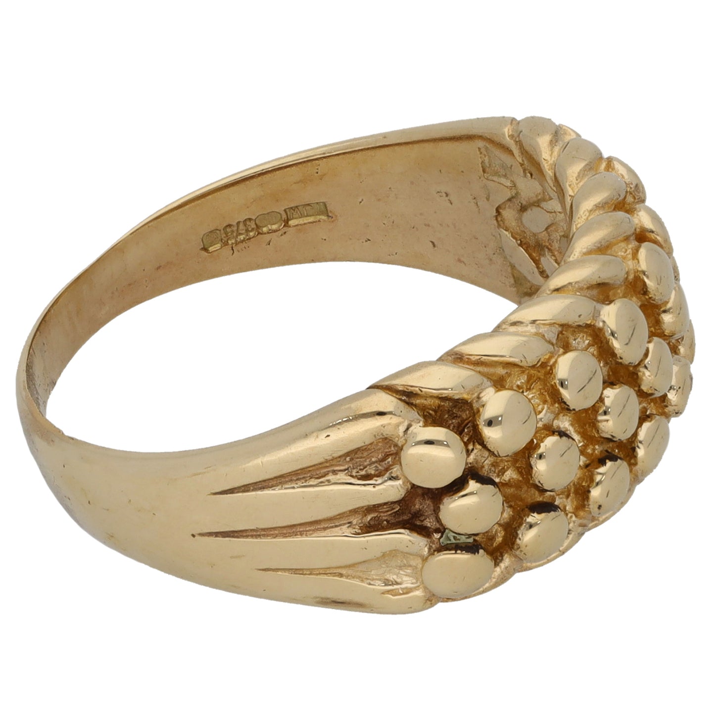 9ct Gold Keeper Ring Size P