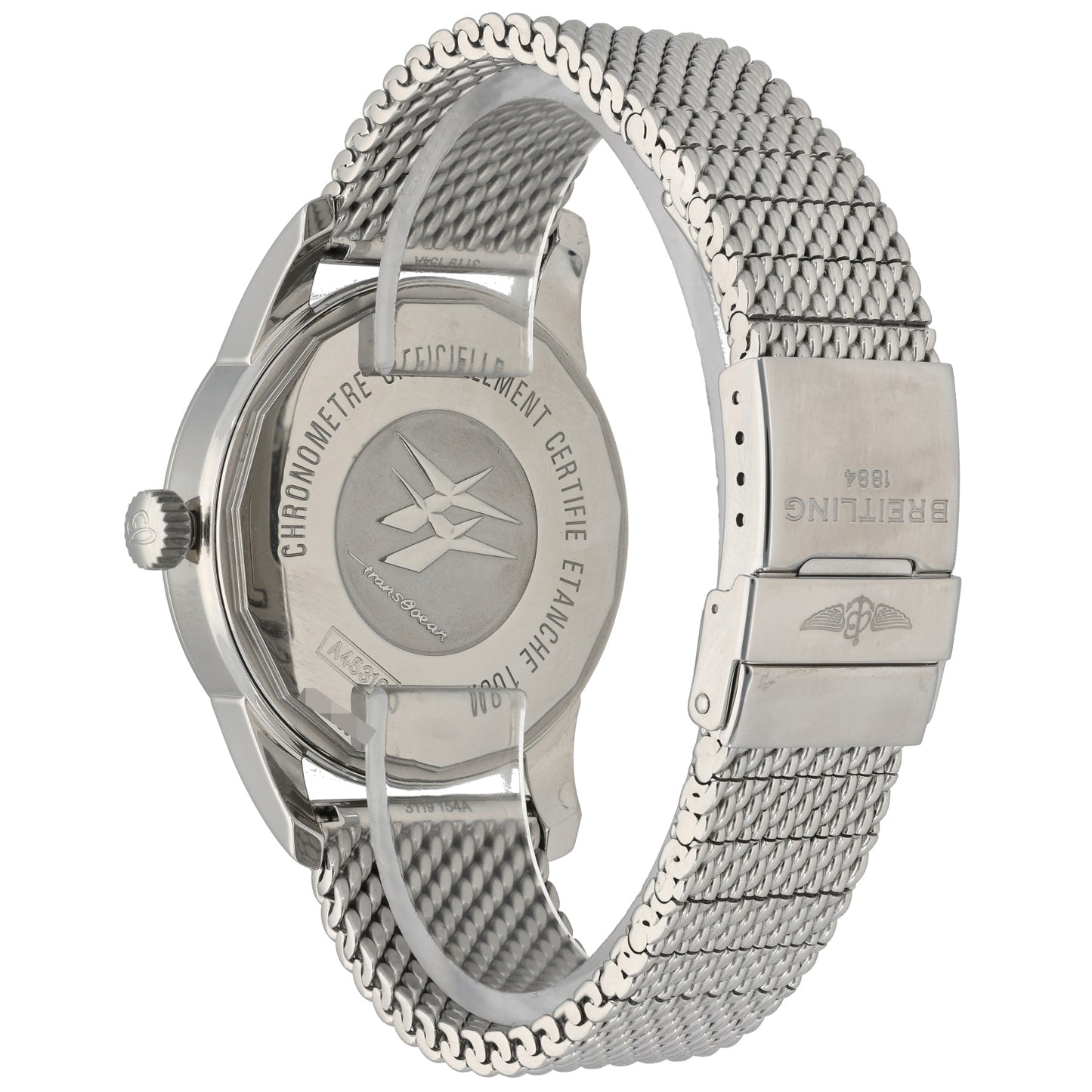 Breitling Transocean A45310 43mm Stainless Steel Watch