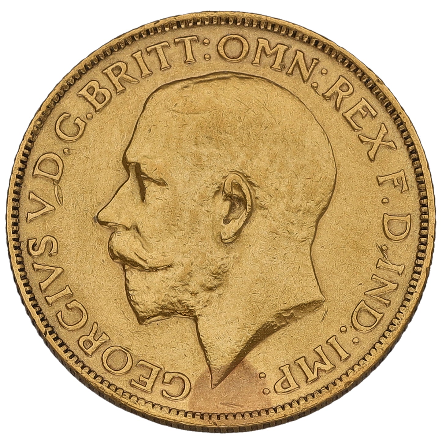 22ct Gold King George V Full Sovereign Coin 1912
