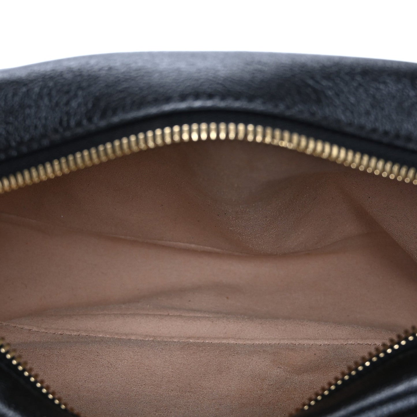 Gucci GG Monogram Matelasse Diagonal Marmont Canvas Leather Bag - Beige & Black